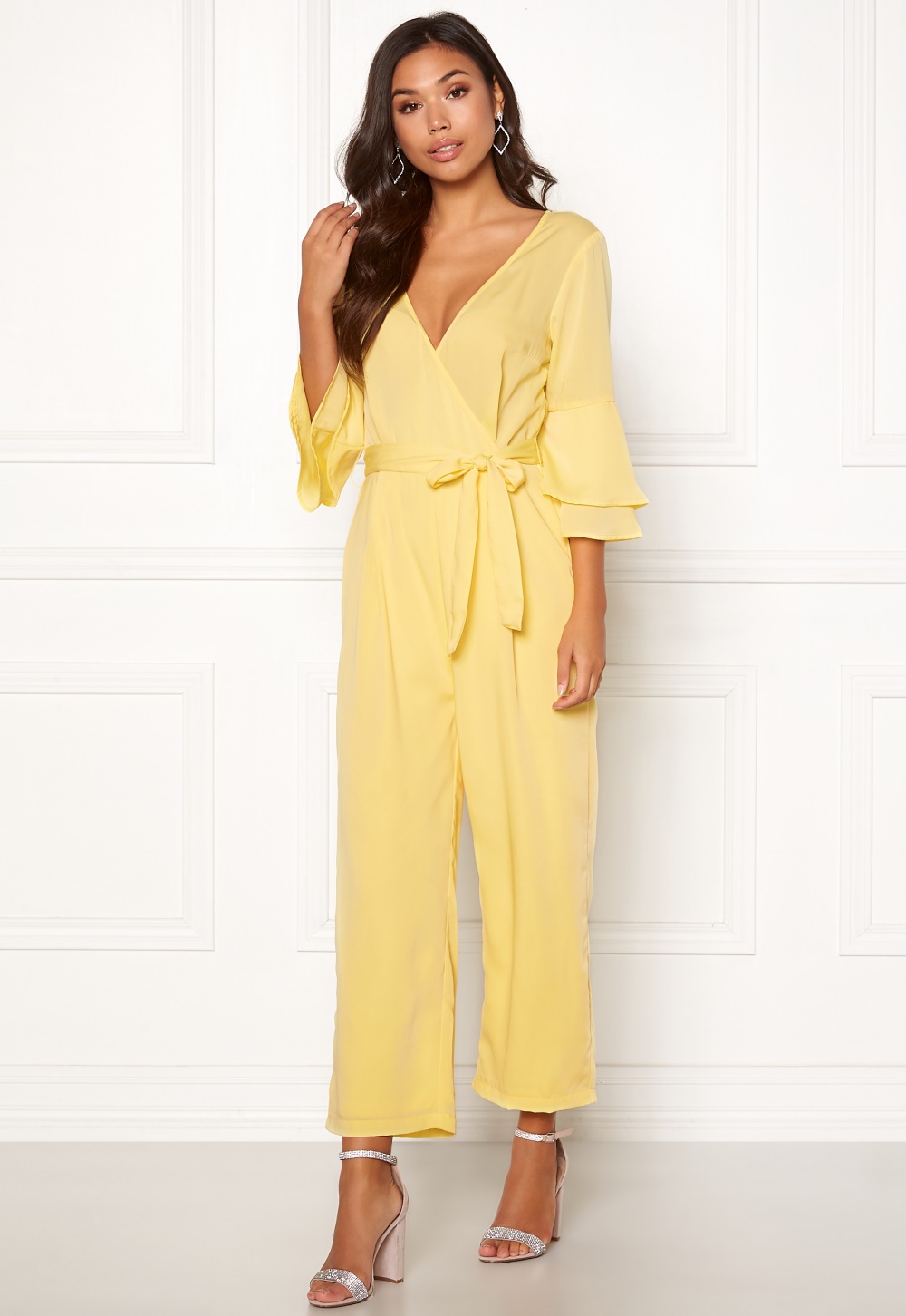 light yellow jumpsuit