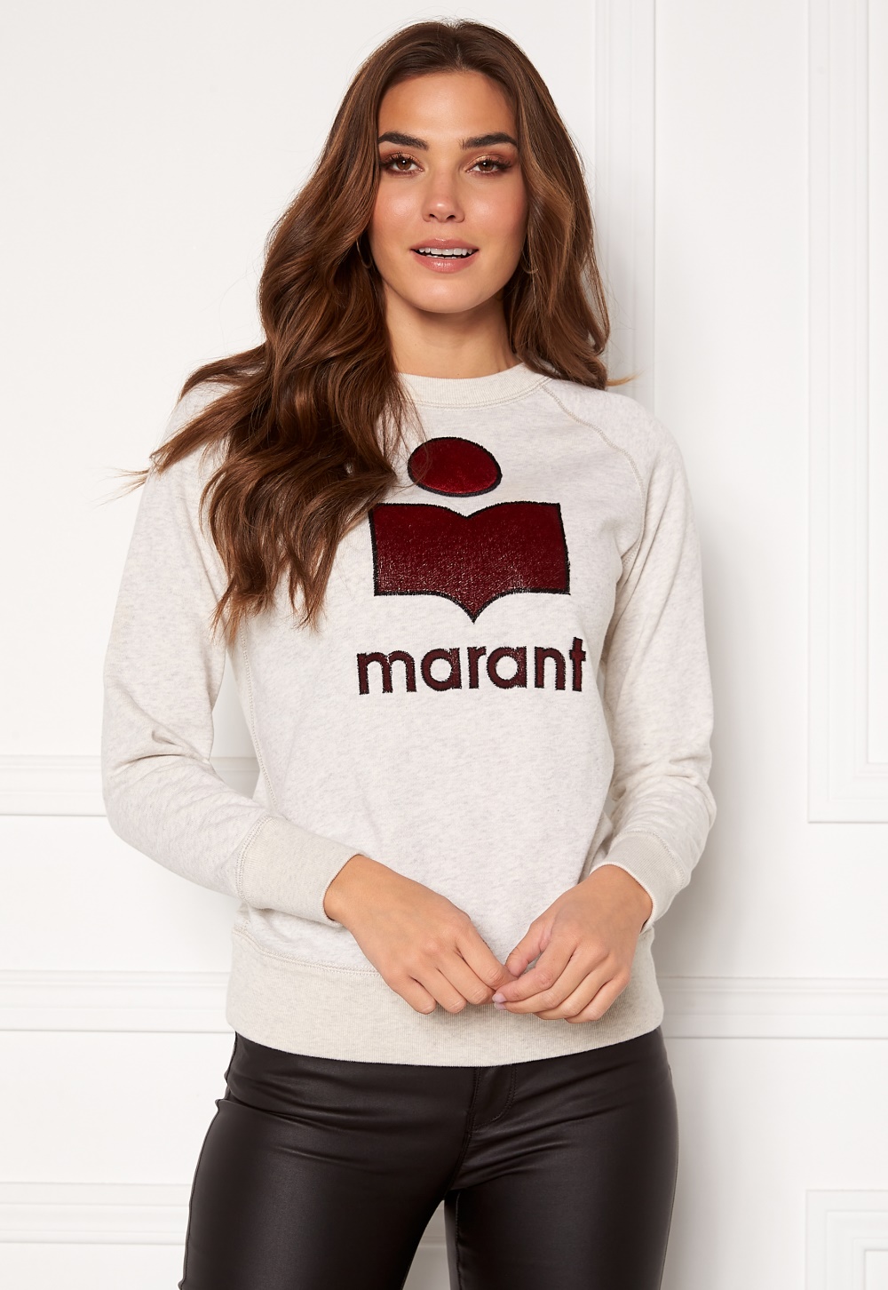 Isabel Marant Milly Sweater Ecru/Wine - Bubbleroom