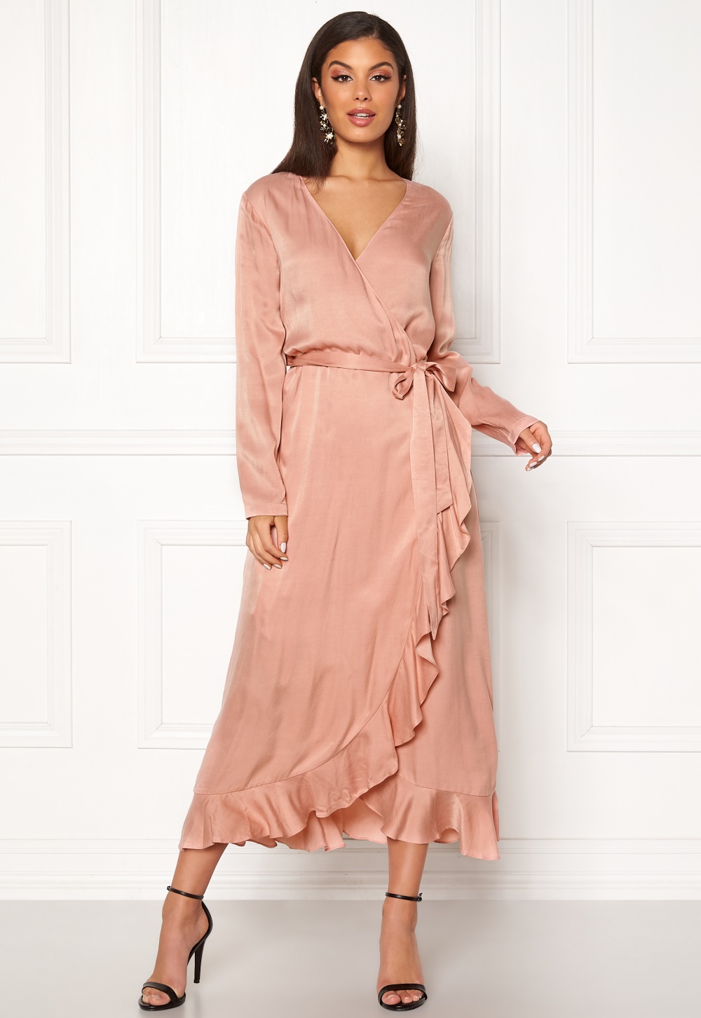 Tan Wrap Dress Online Sales, UP TO 51% OFF | www.encuentroguionistas.com