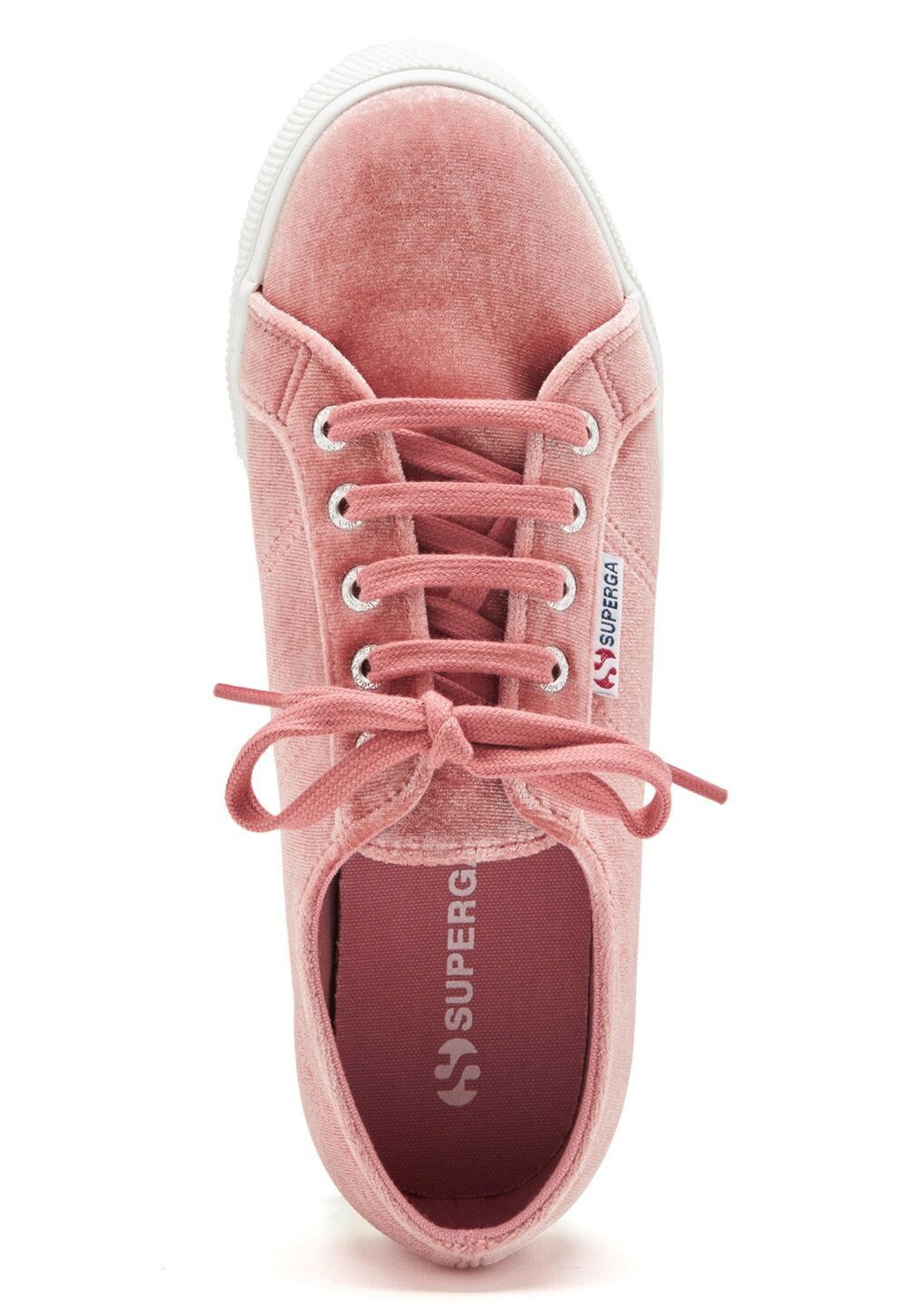 superga velvet pink