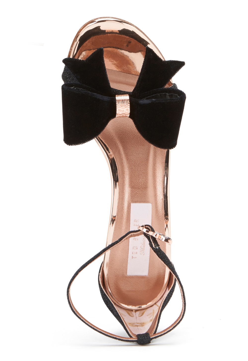 ted baker black bow shoes