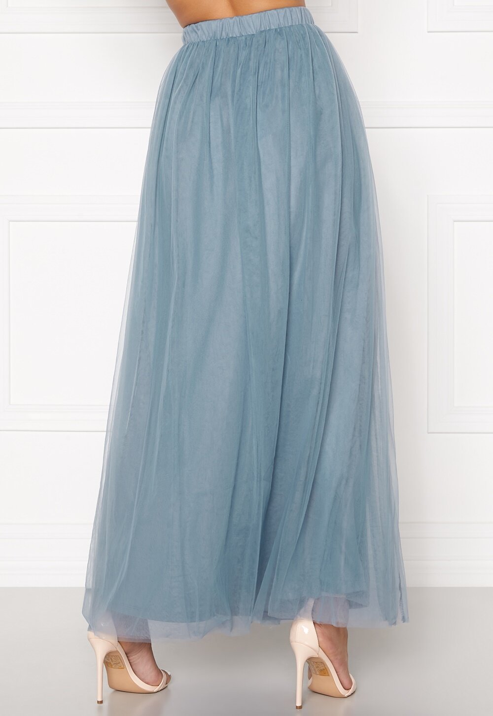 VILA Zamara Hw Maxi Skirt/DC Ashley Blue - Bubbleroom