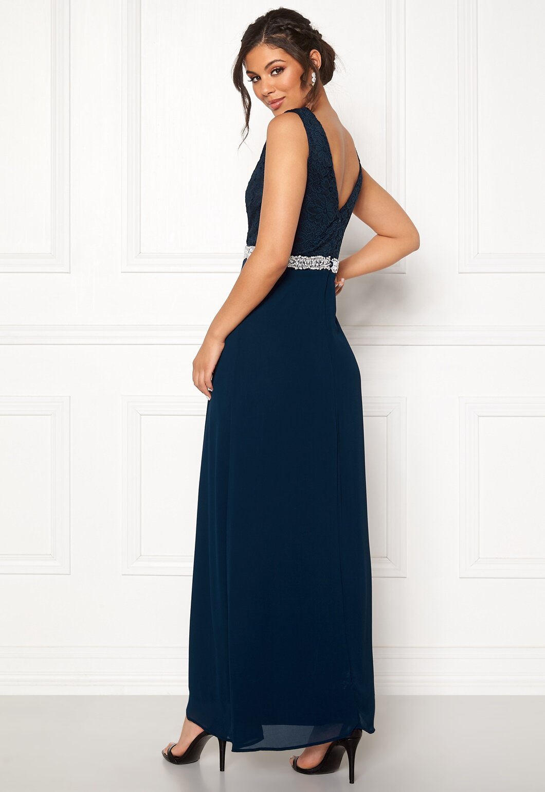 Sisters Point WD-39 Dress 440 Navy - Bubbleroom