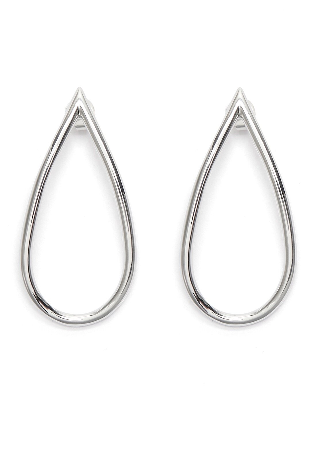mira silver creol earring
