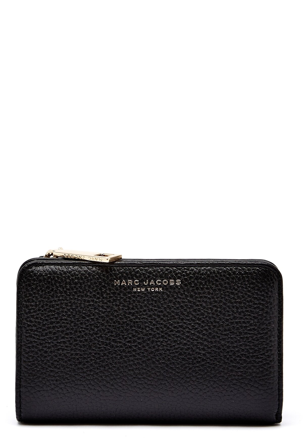 marc jacobs wallet black and gold