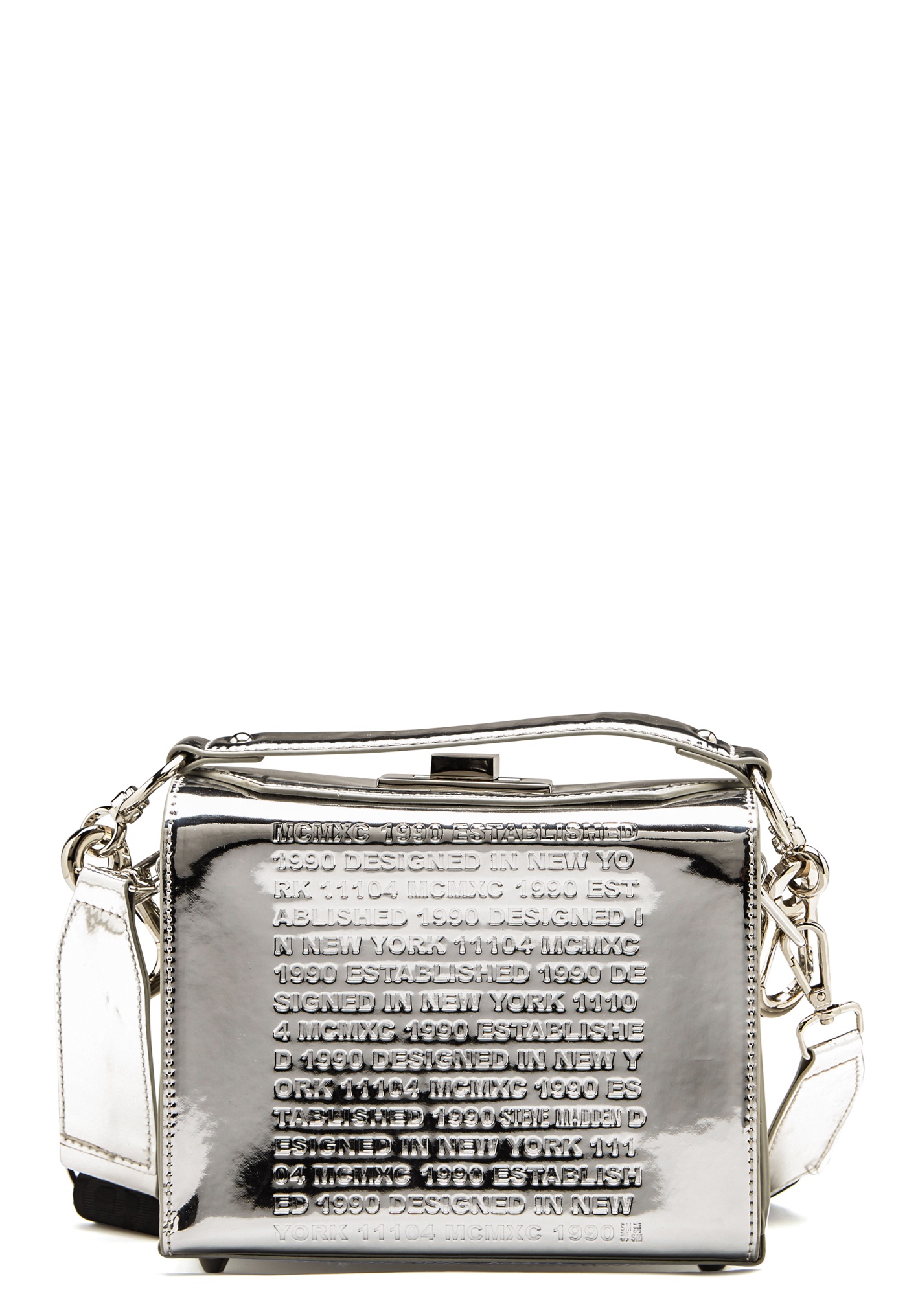 steve madden silver purse