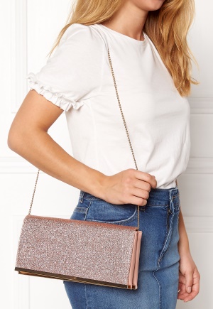 new look gold clutch