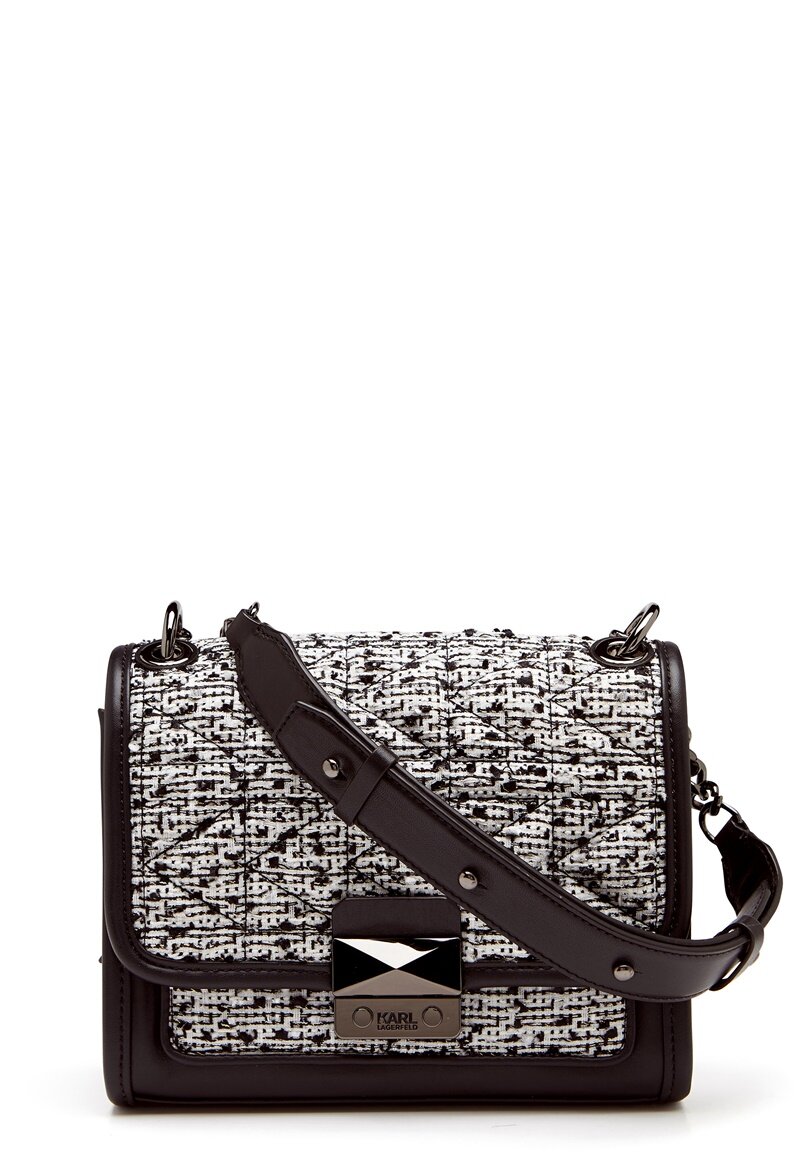 karl lagerfeld tweed bag