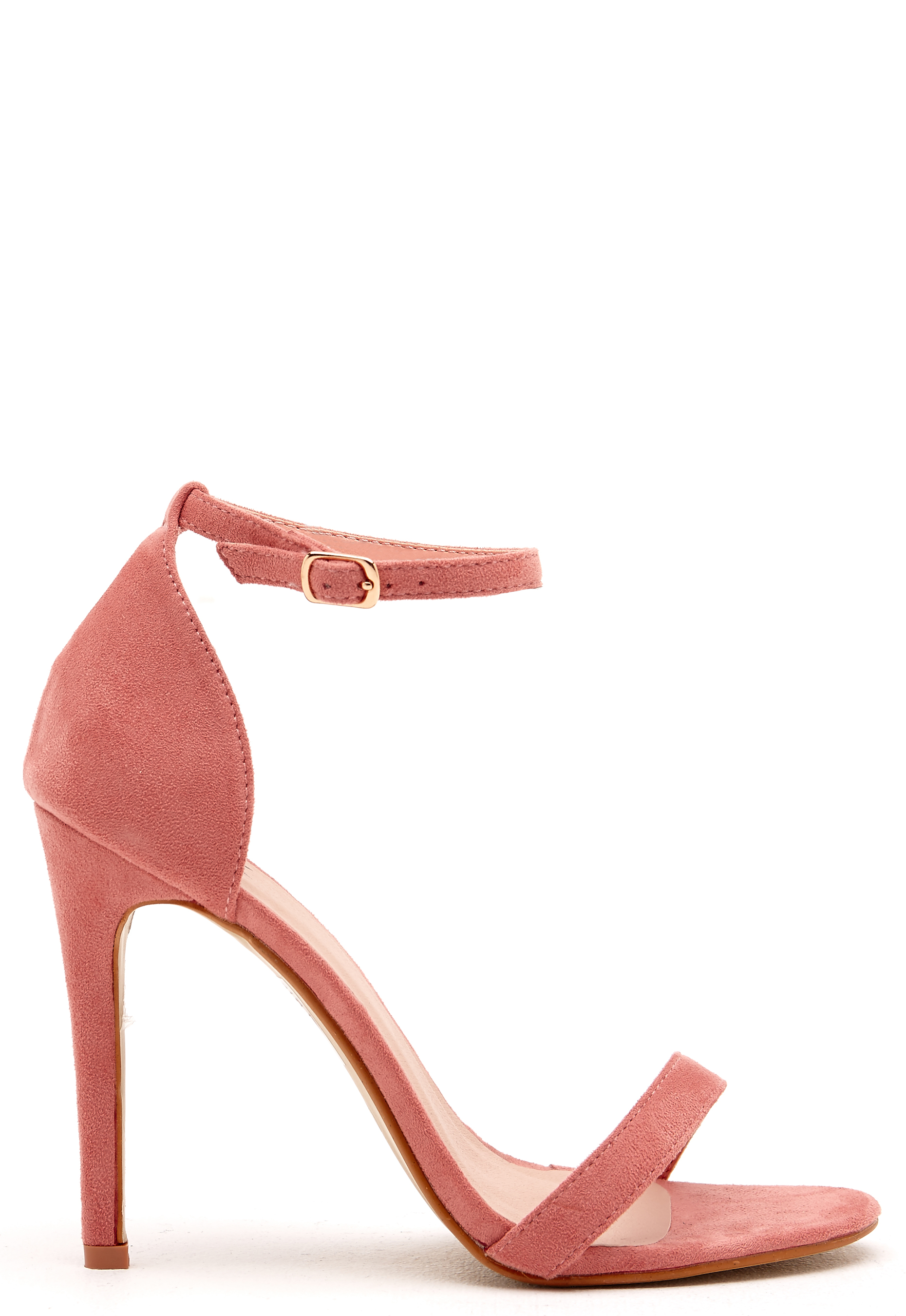 blush barely there heels