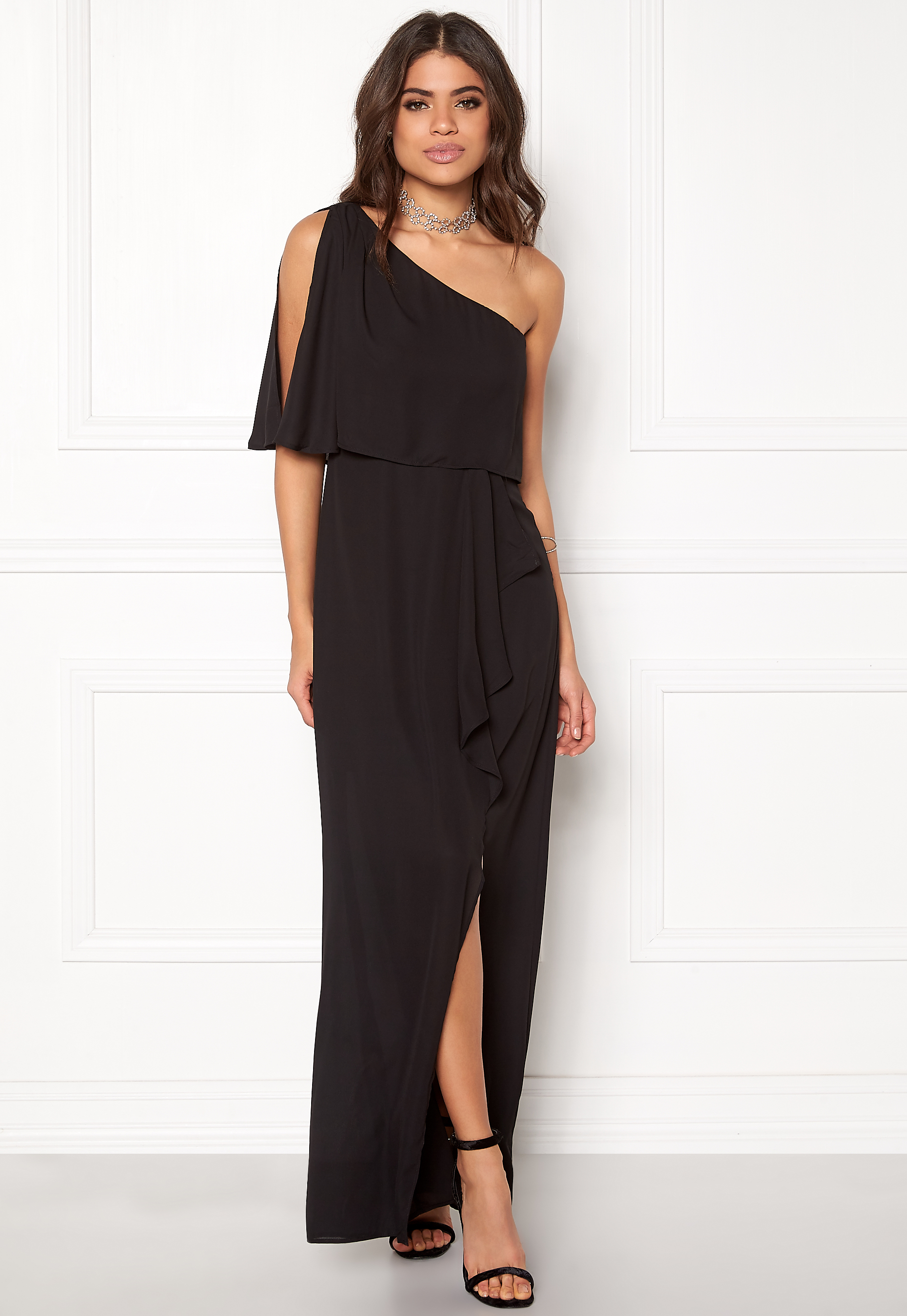 ax paris one shoulder maxi dress