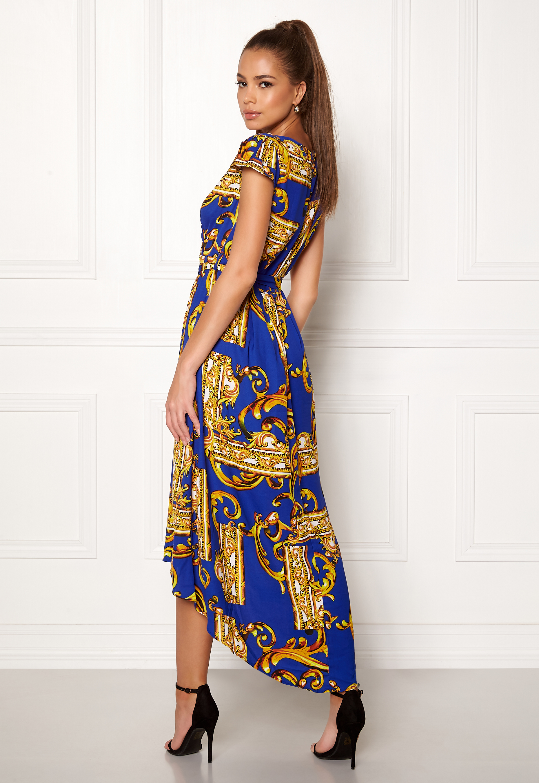 ax paris blue maxi dress