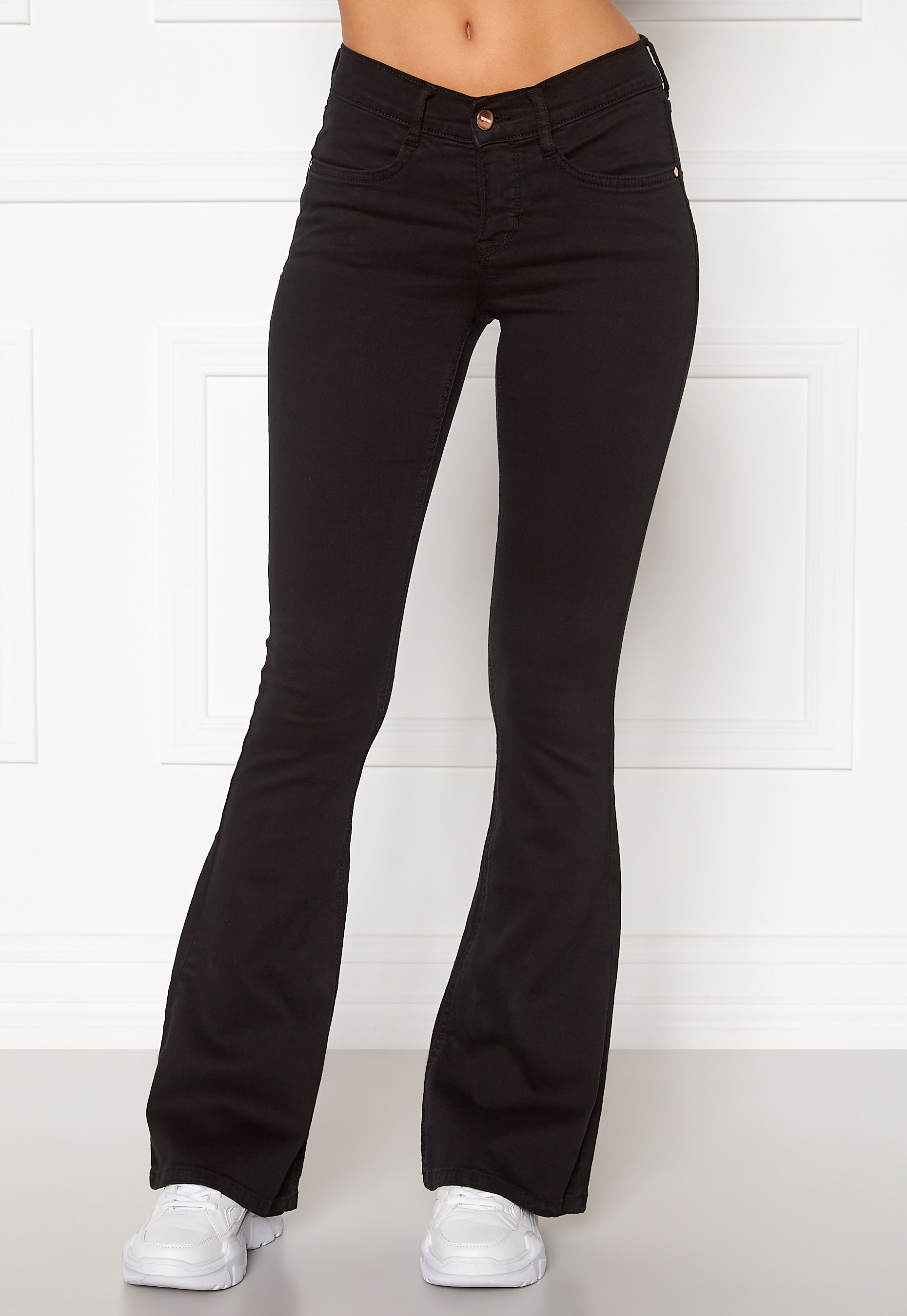 super stretch flare jeans