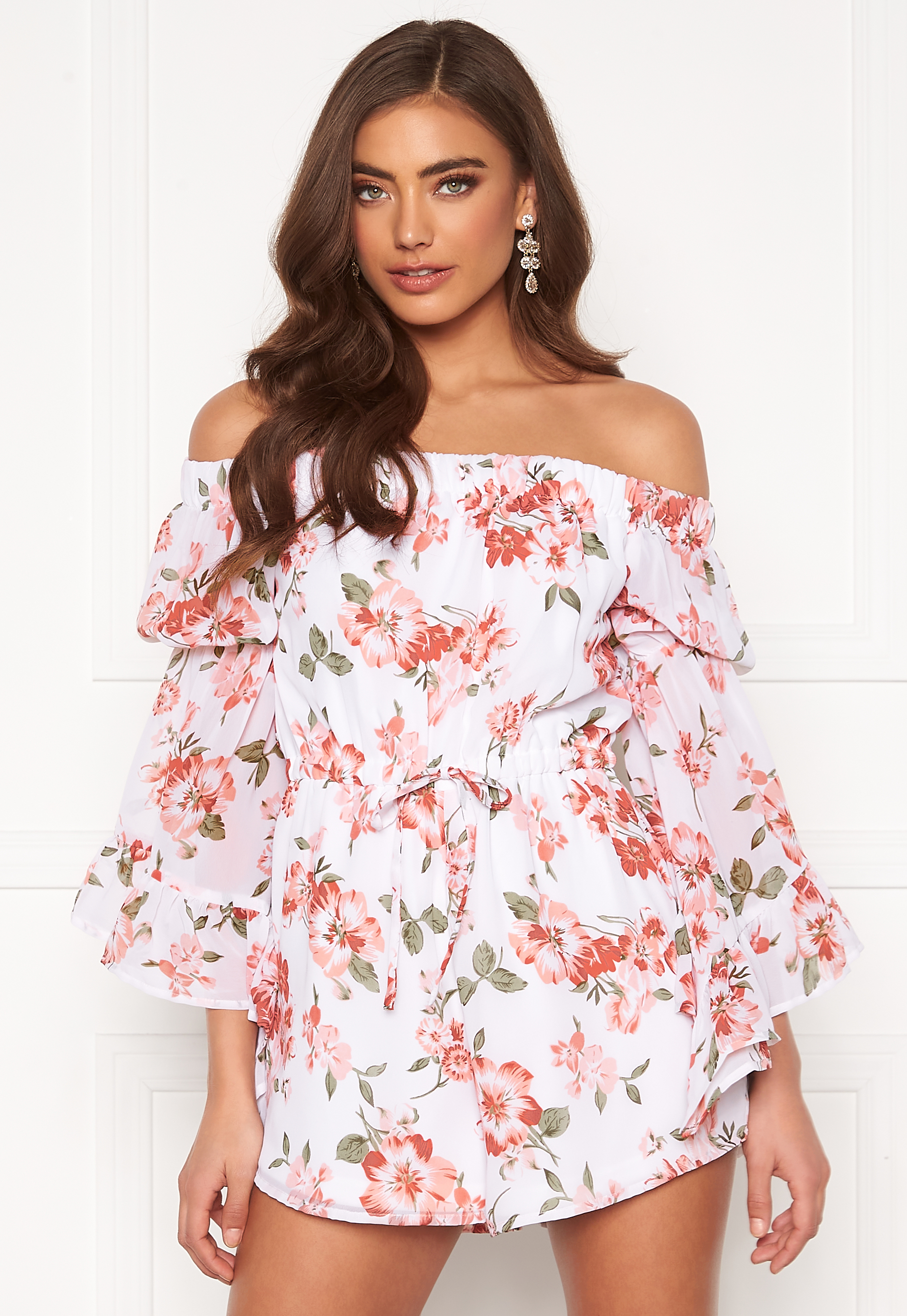 off the shoulder playsuit