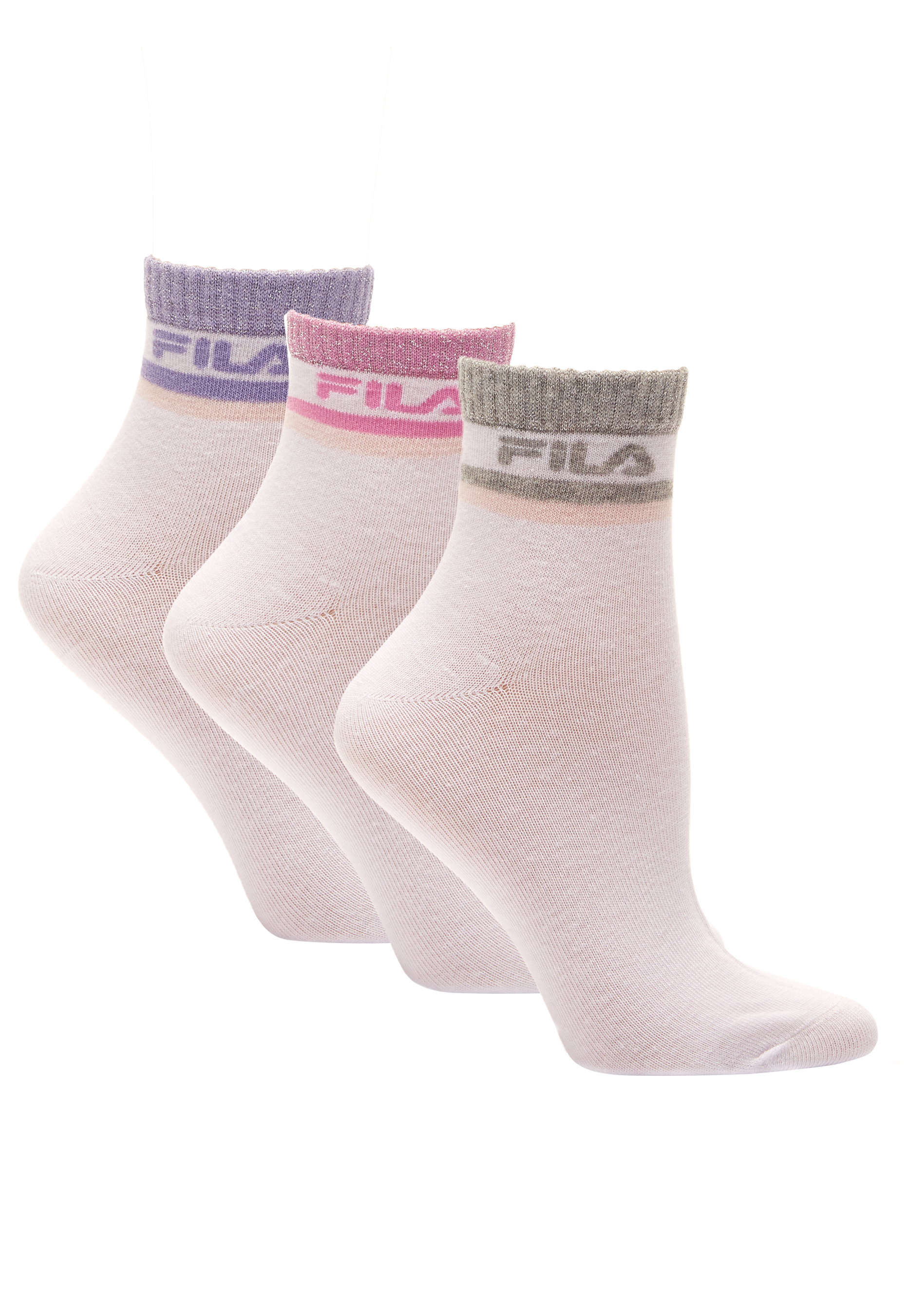 pink fila socks