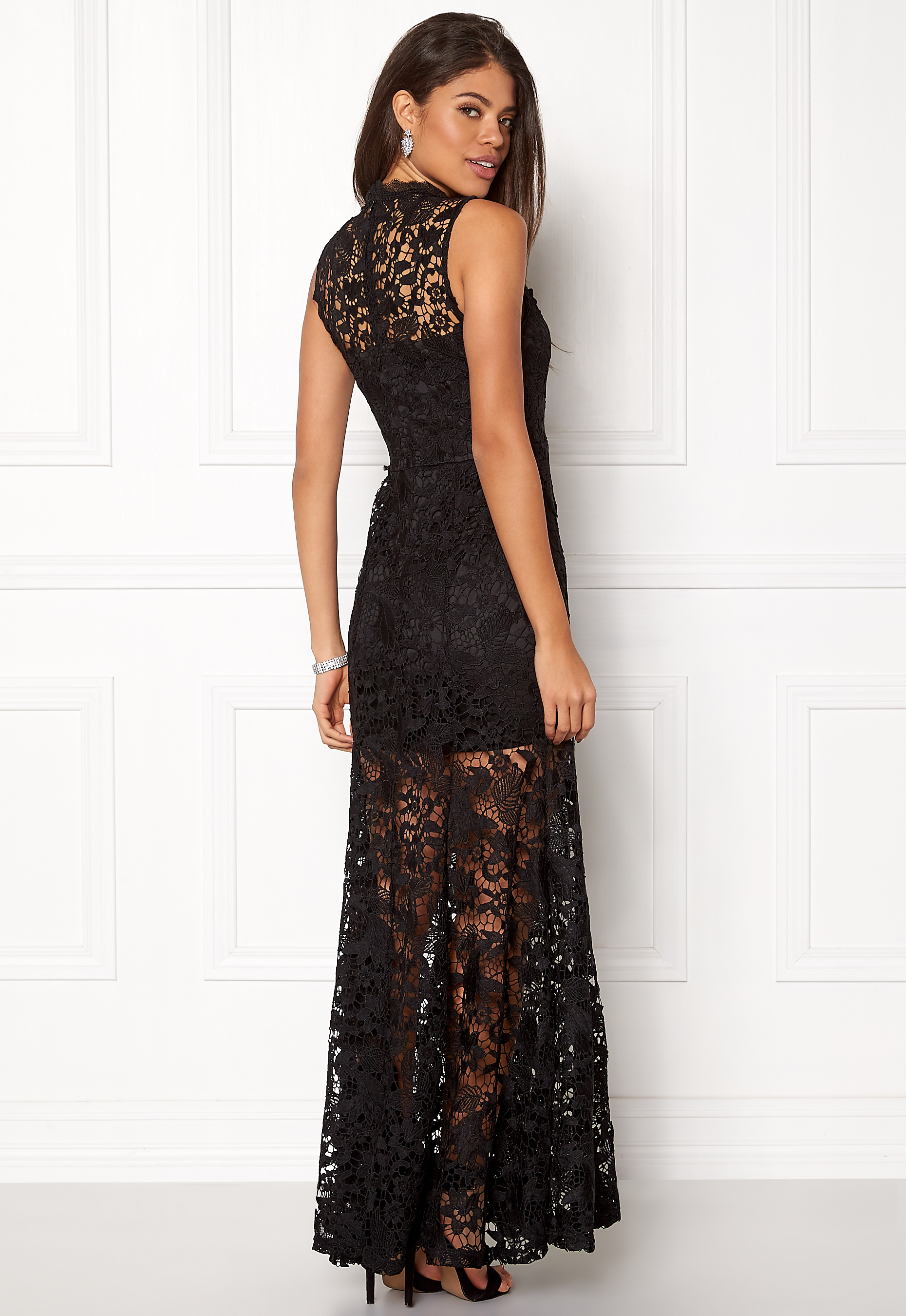maxi lace gown