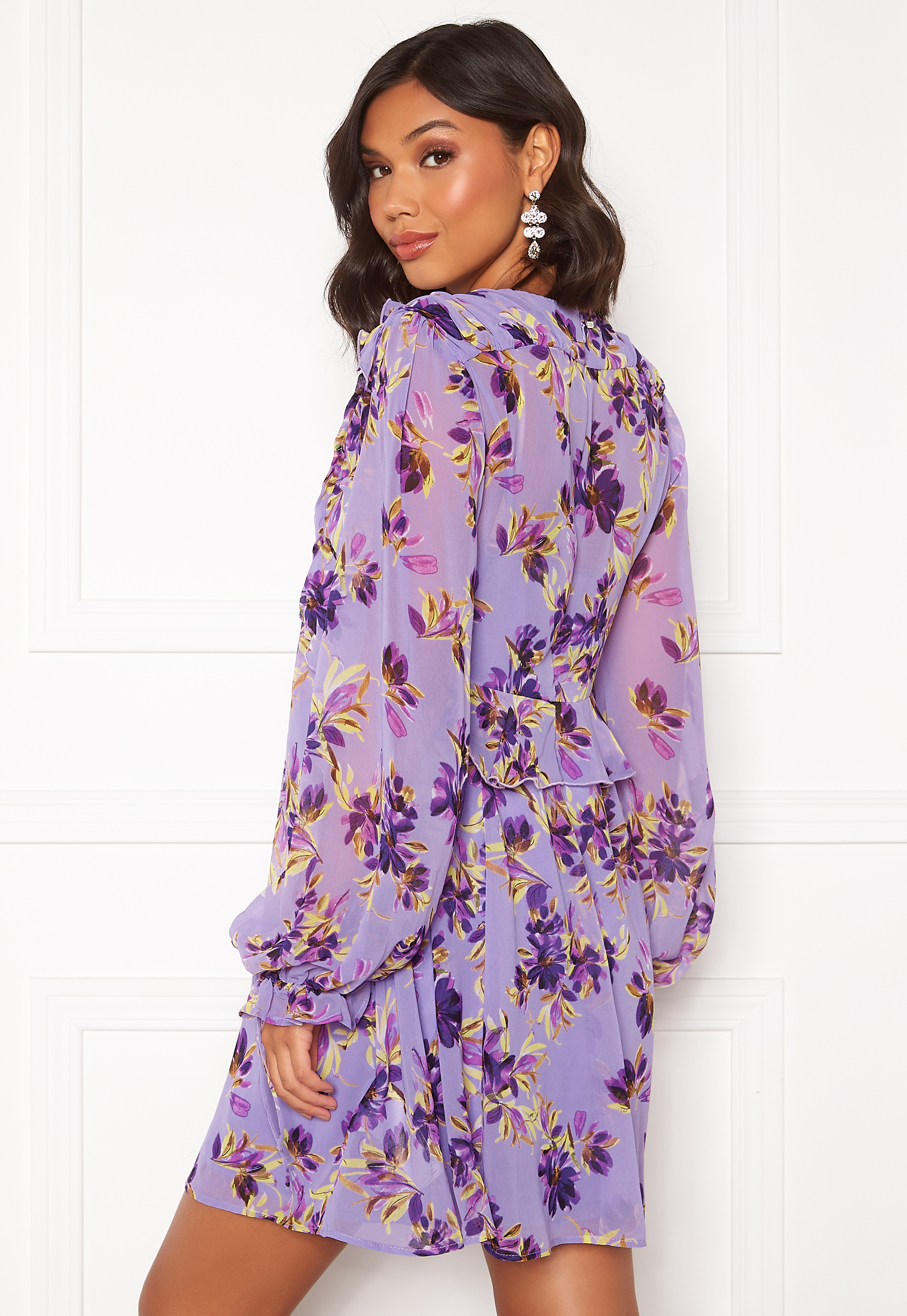guess purple dress