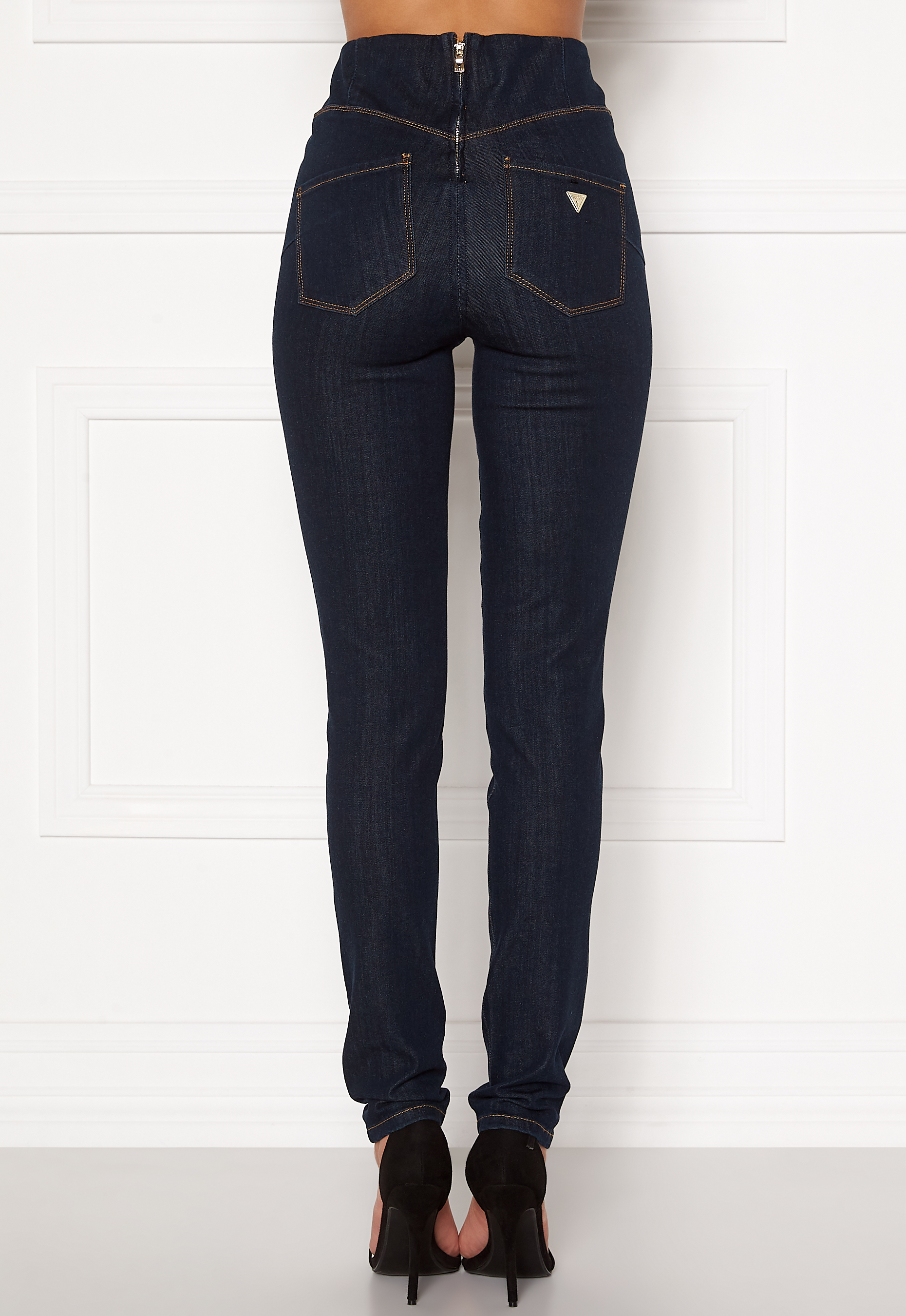 guess jeans with ankle zipper