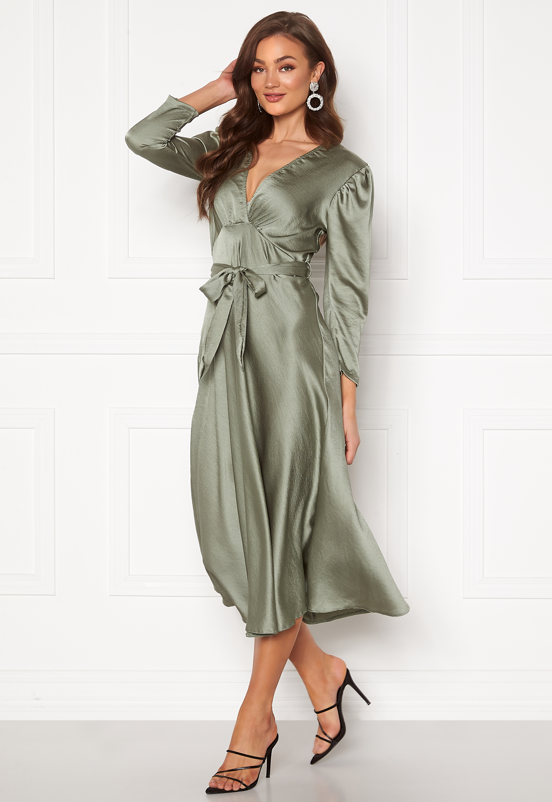 sage green maxi dress