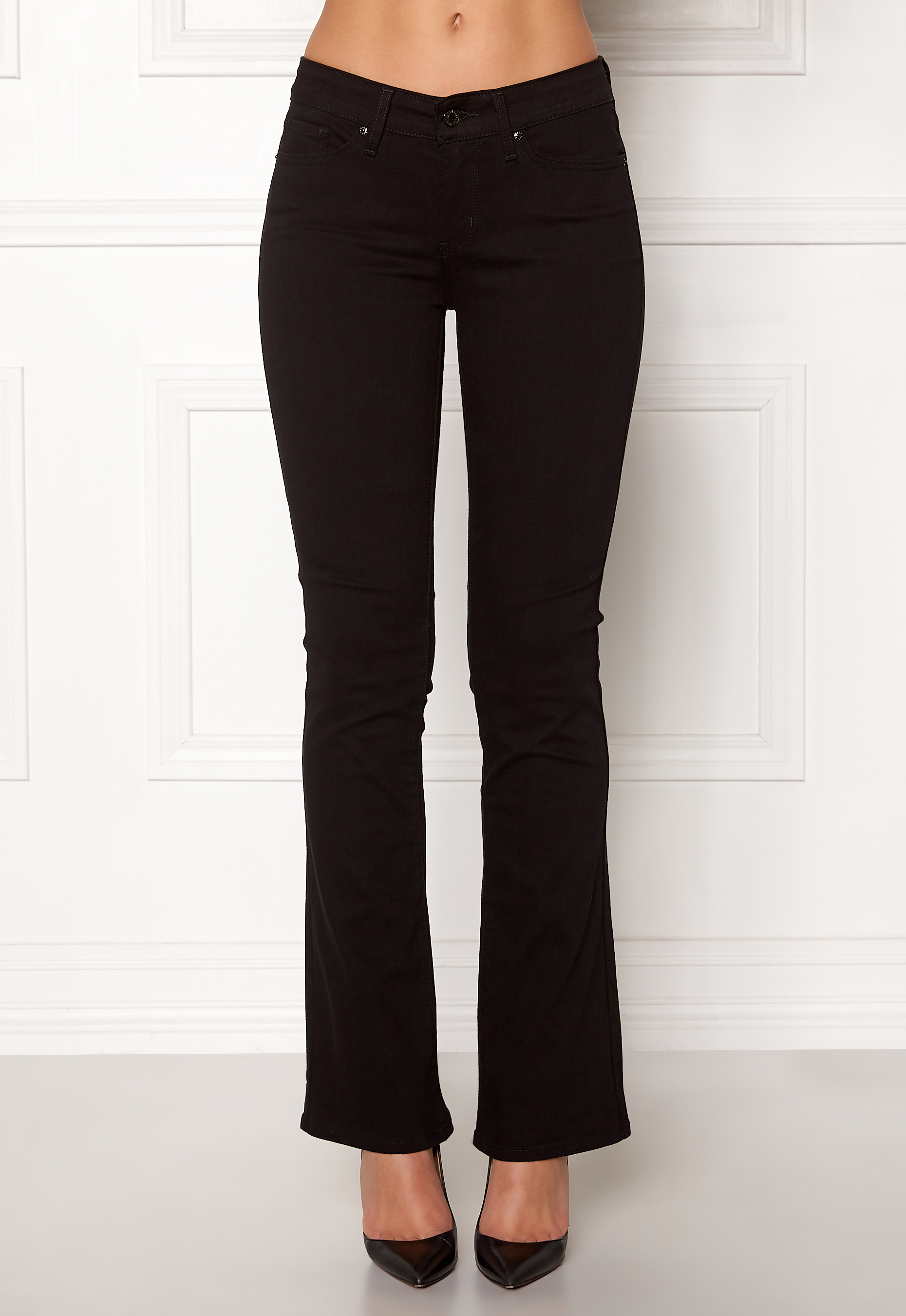 womens black levi bootcut jeans