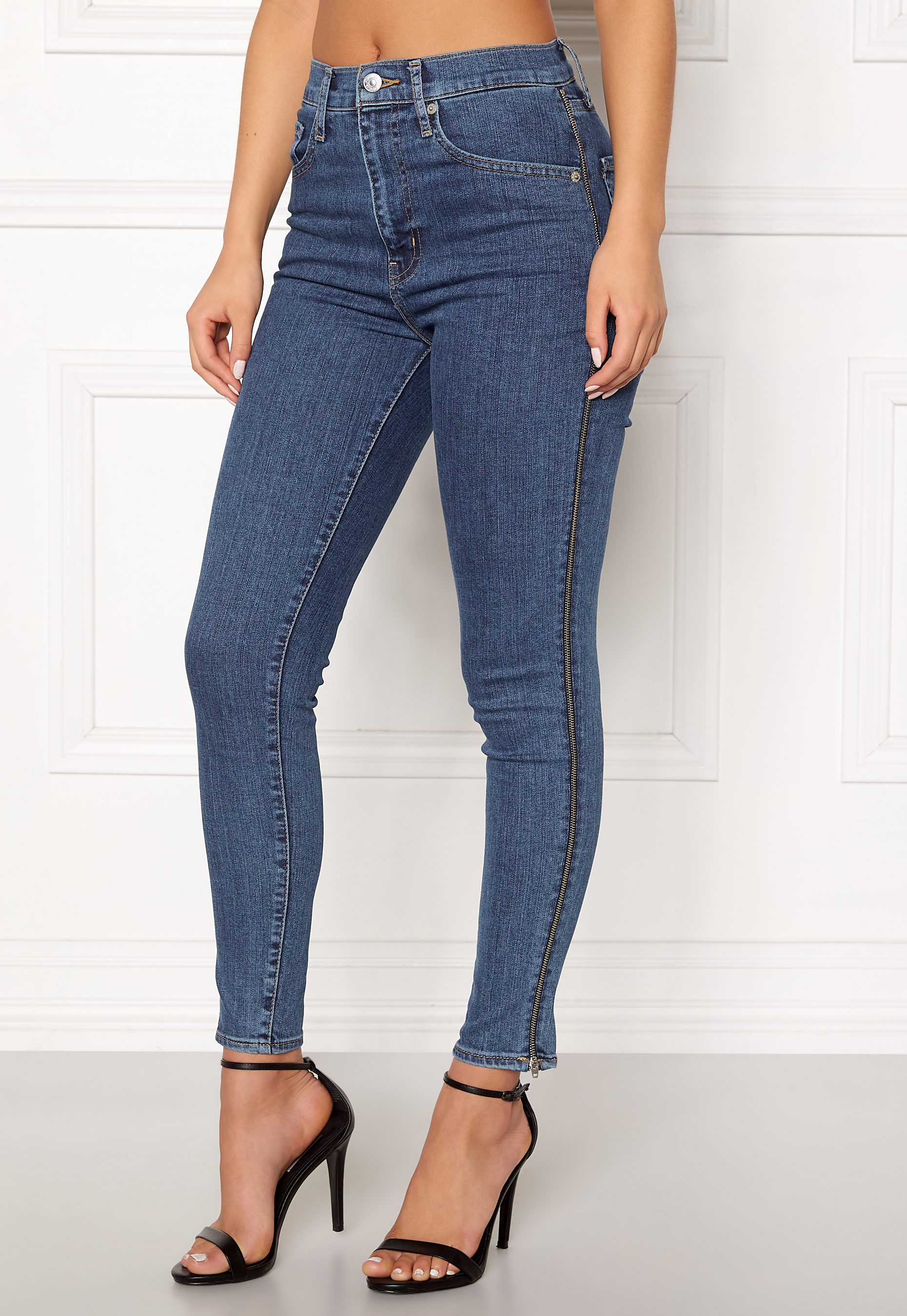 levi's mile high ankle zip jeans