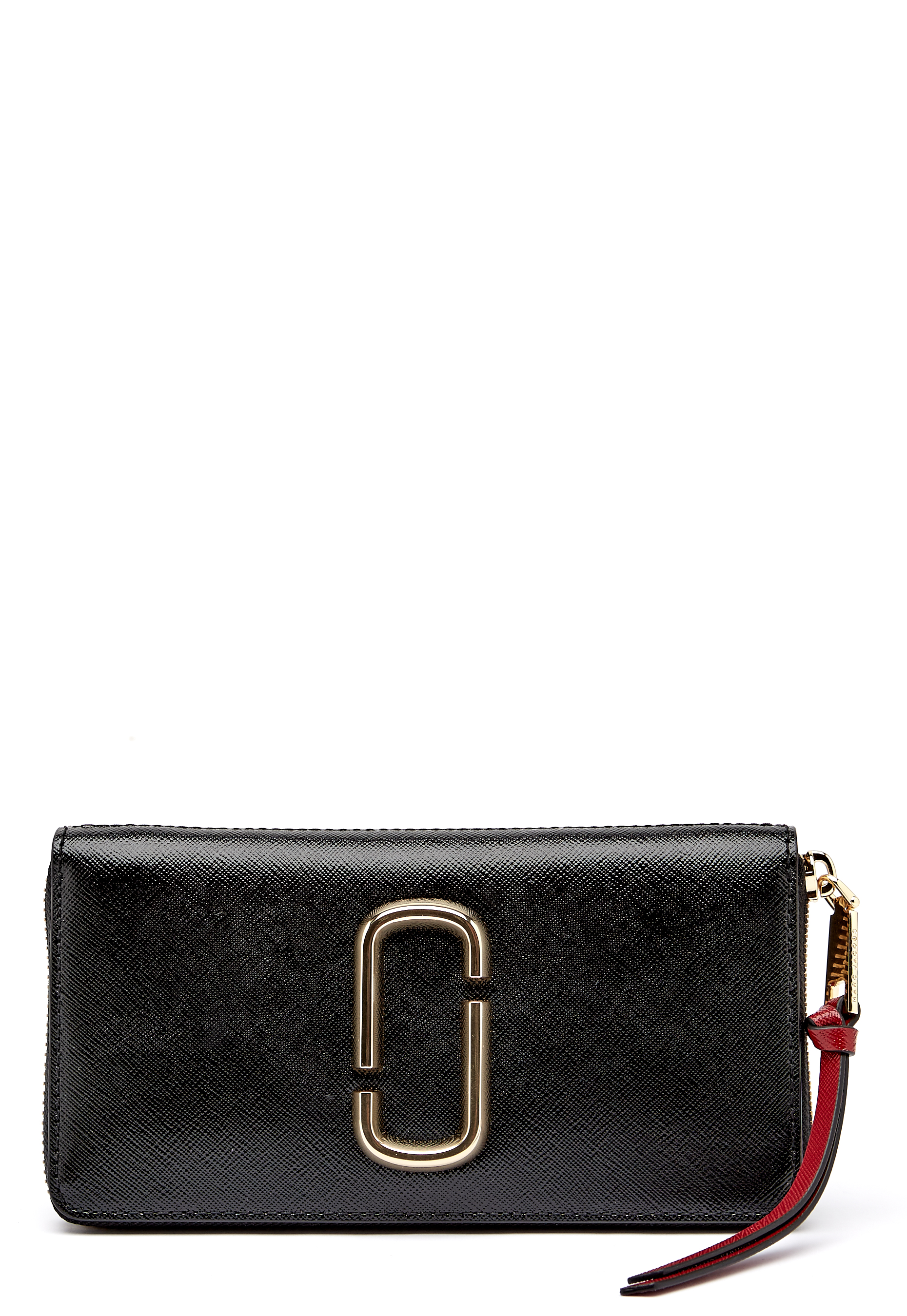 marc jacobs branded saffiano standard continental wallet