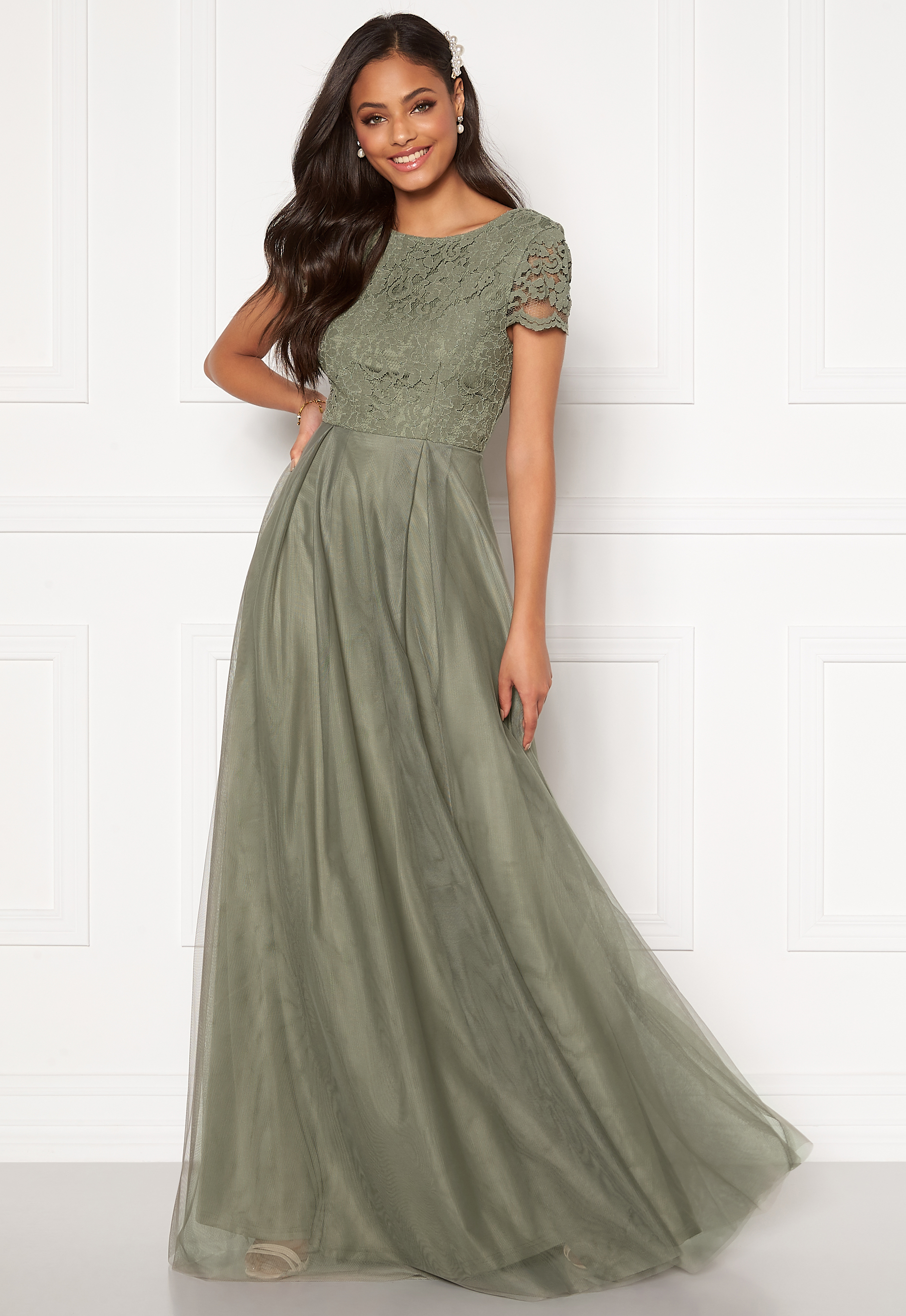 mesh gown