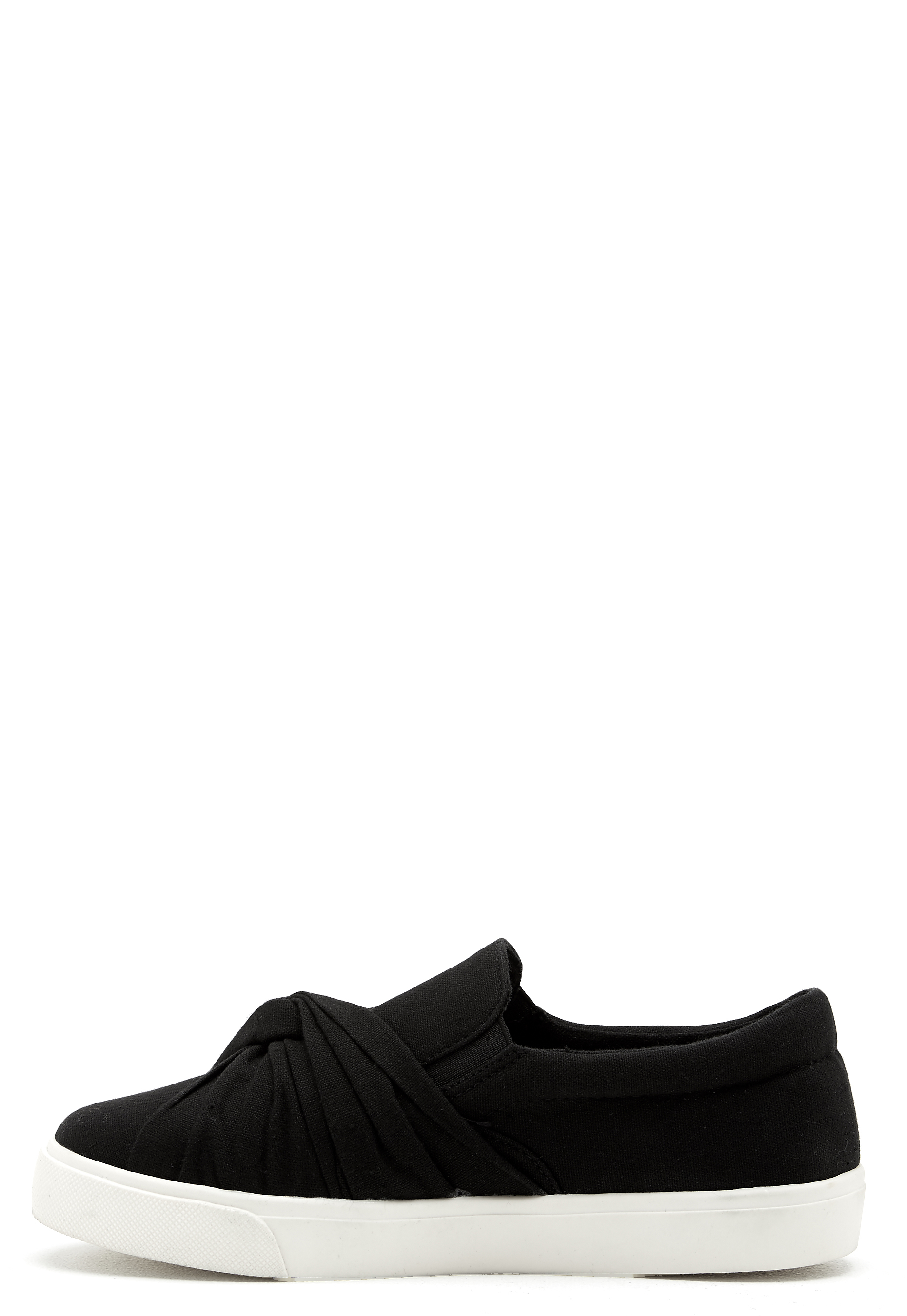 knotted slip on sneaker