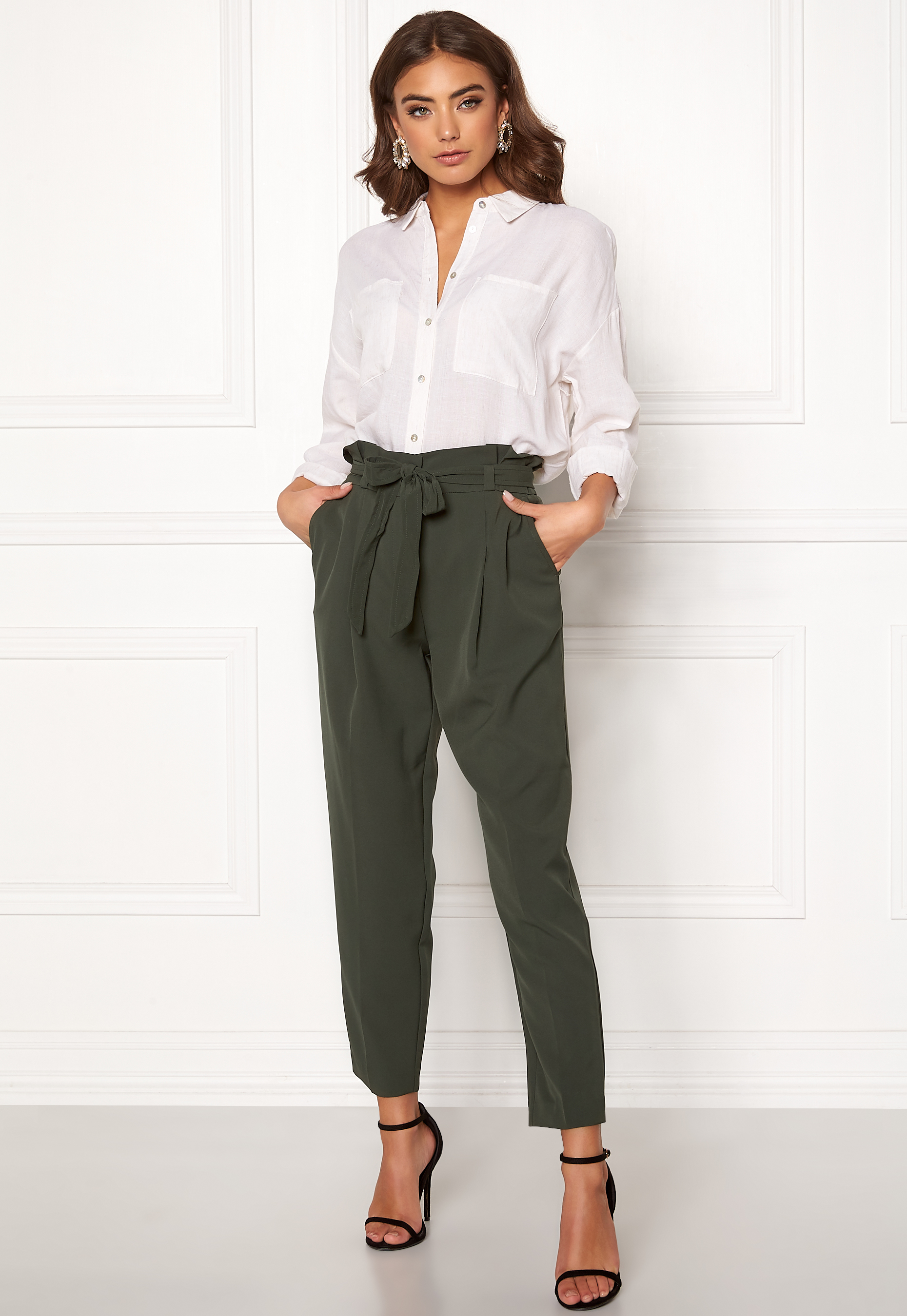 new look high waisted trousers