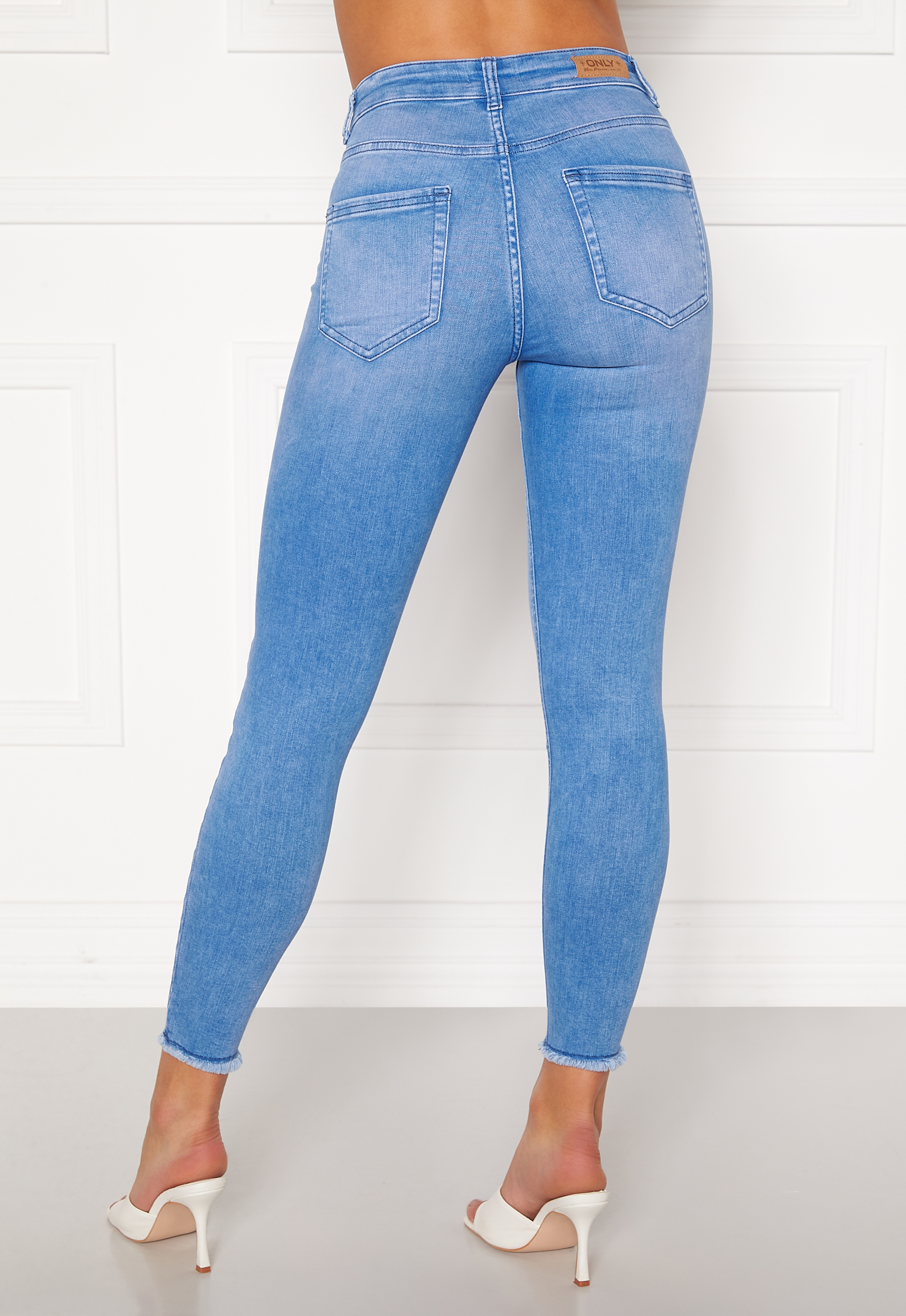 light blue raw denim