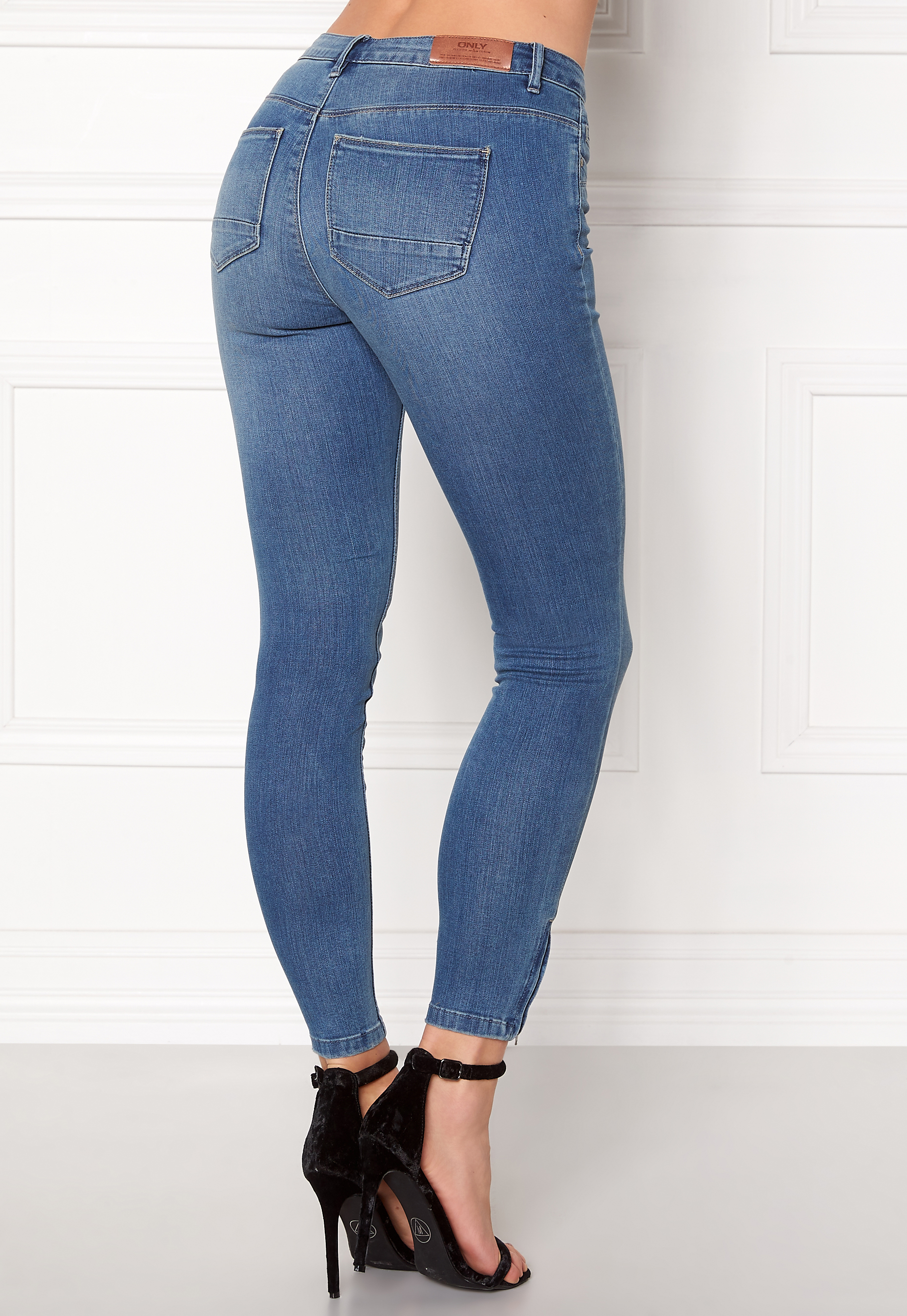 only ankle zip jeans