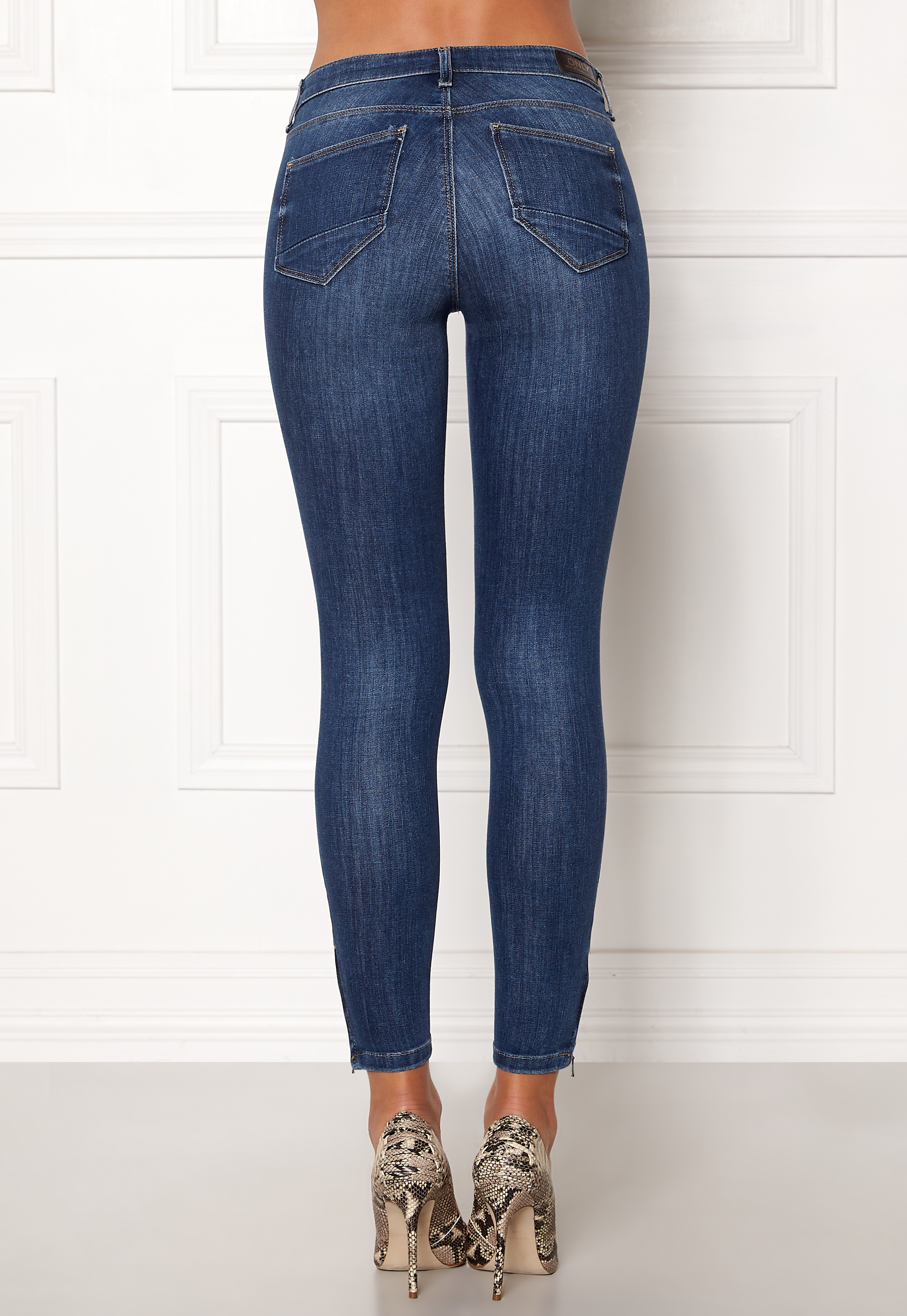bootcut jeans with side slits