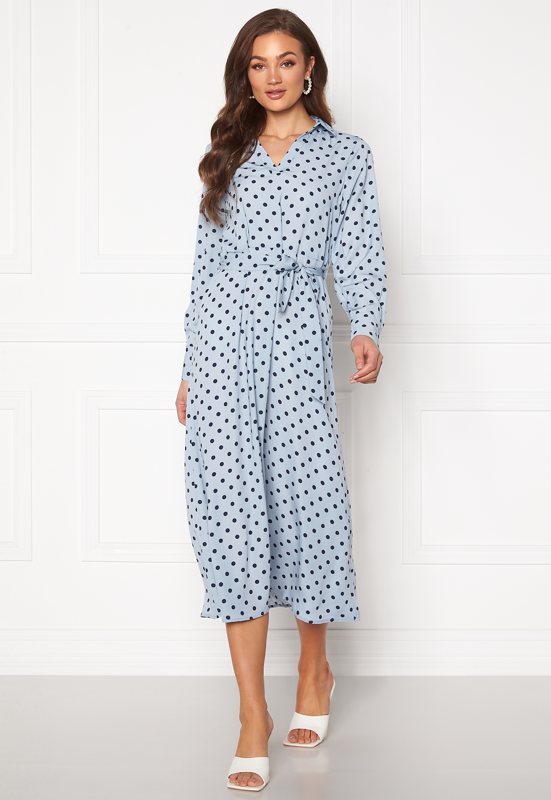 next midi shirt dress