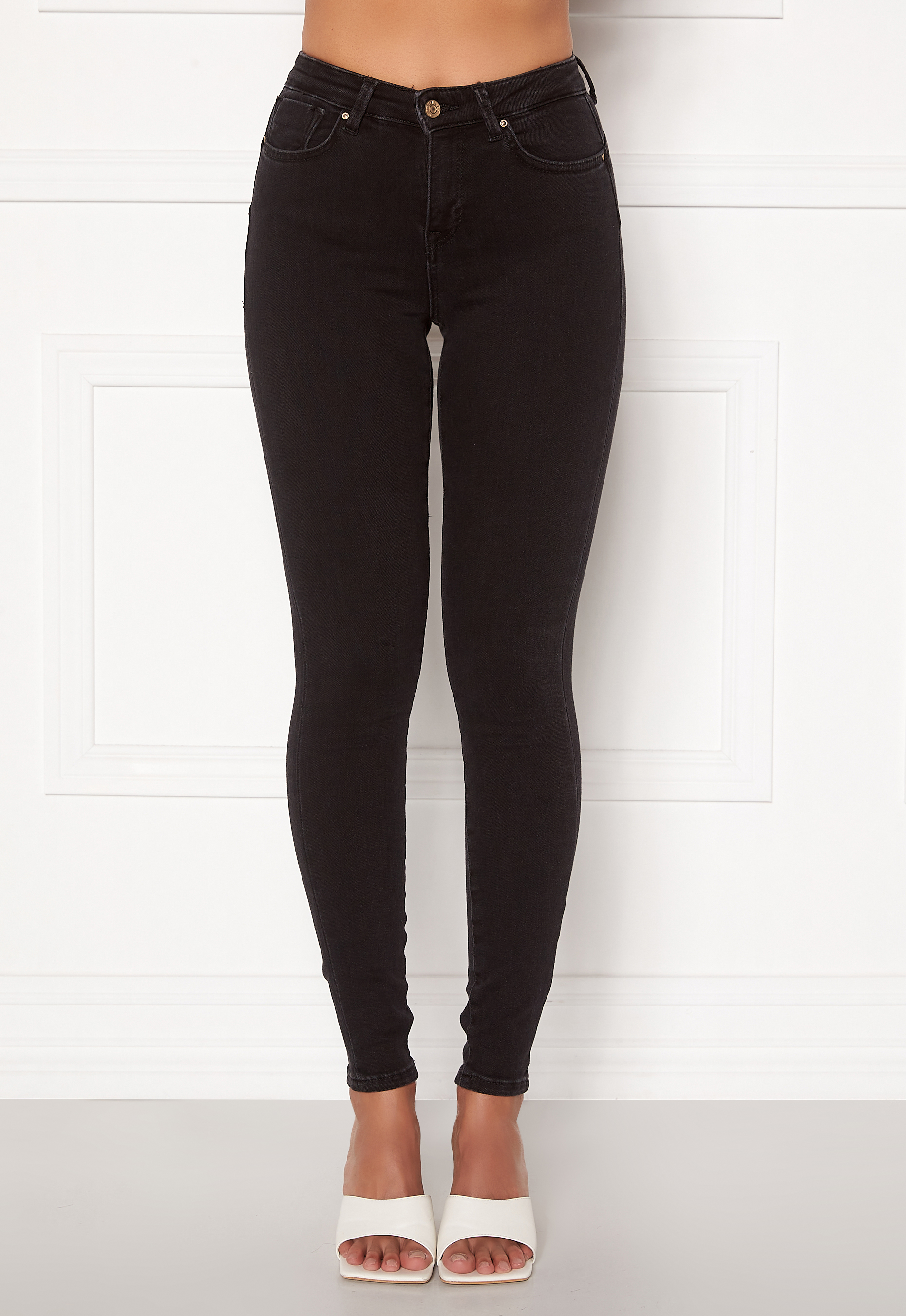 only power mid waist push up skinny