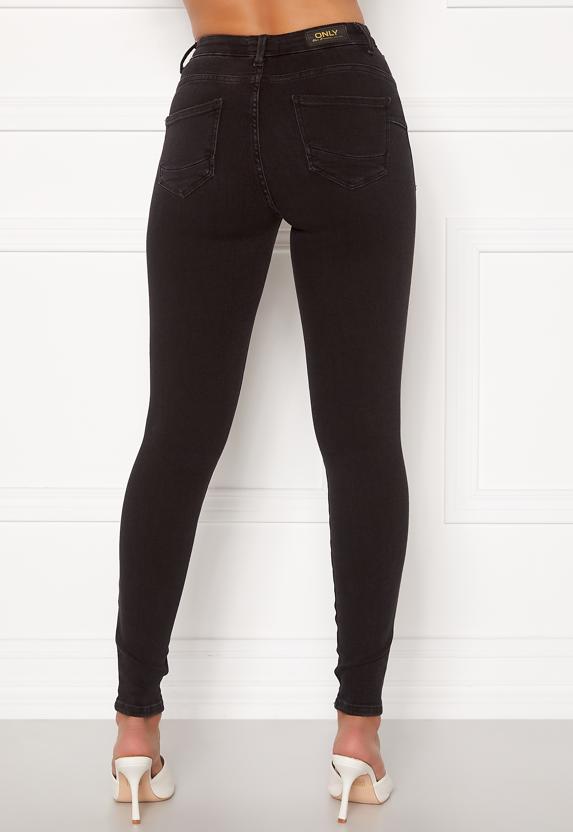 only power mid waist push up skinny