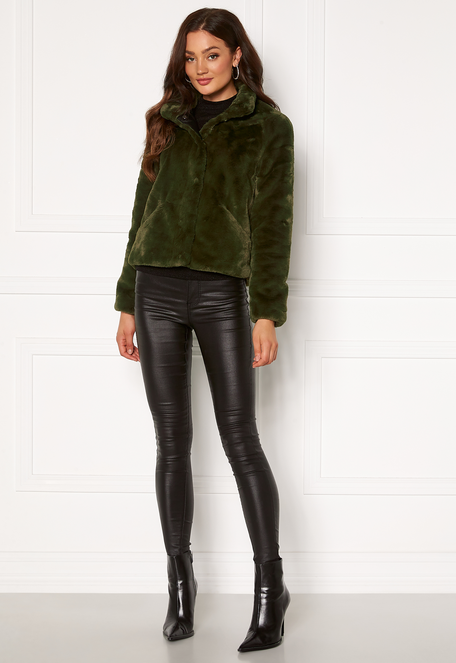 only vida faux fur jacket