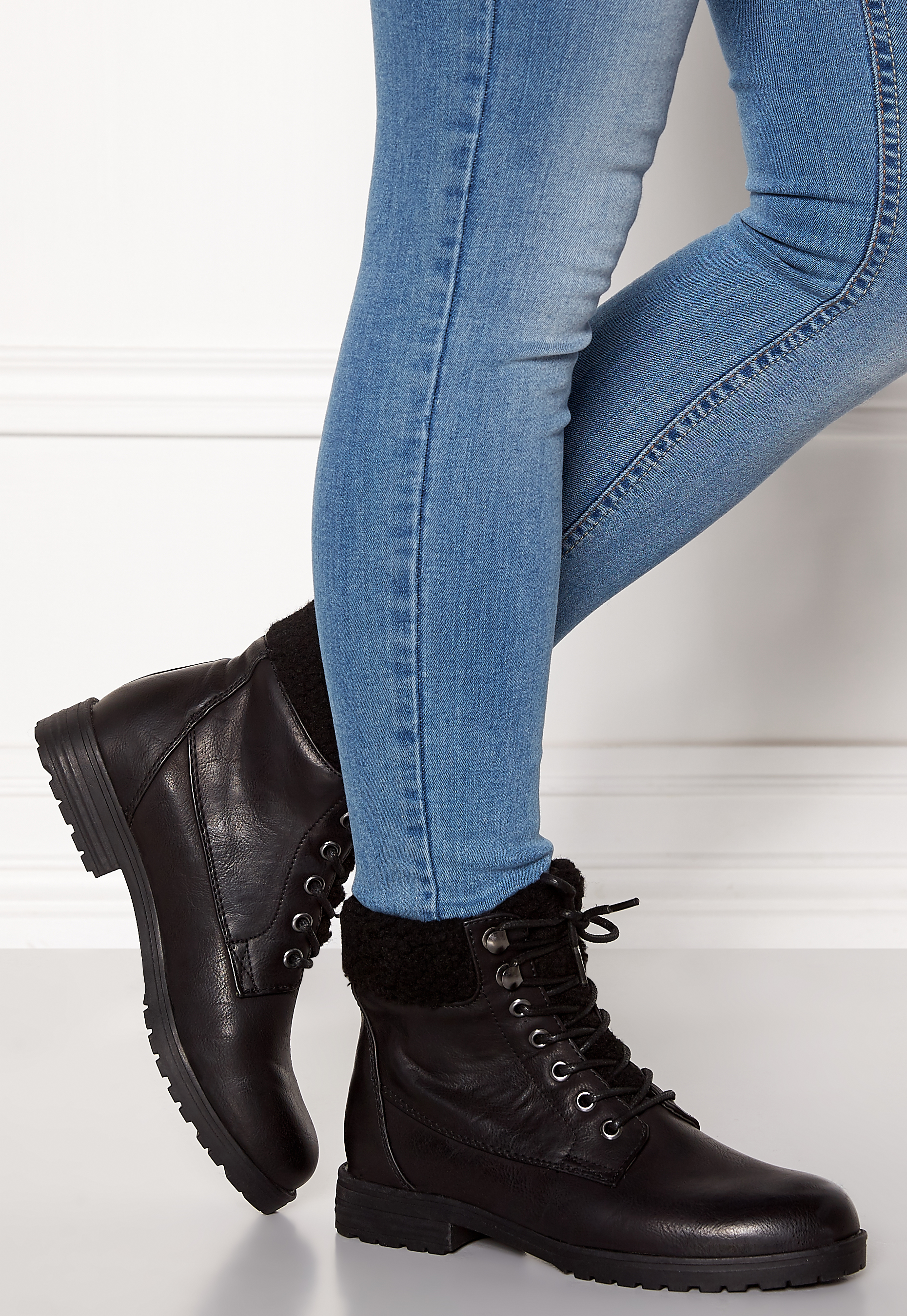 new look fur boots