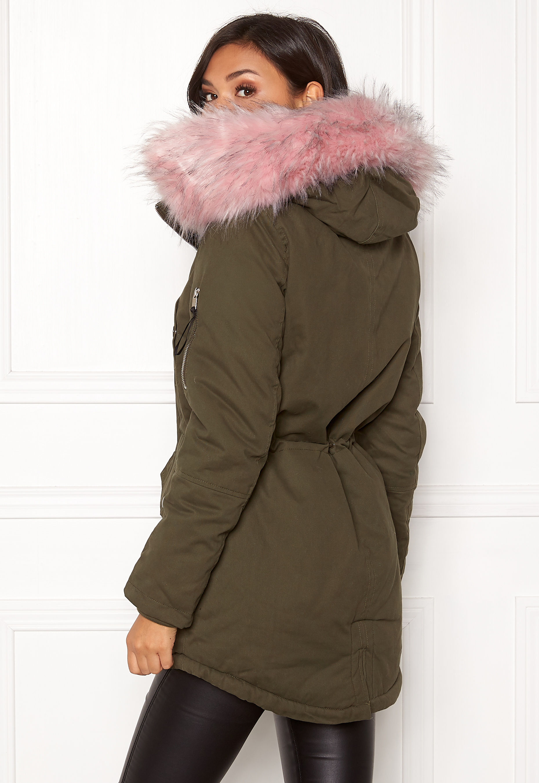 sixth june parka with faux fur hood