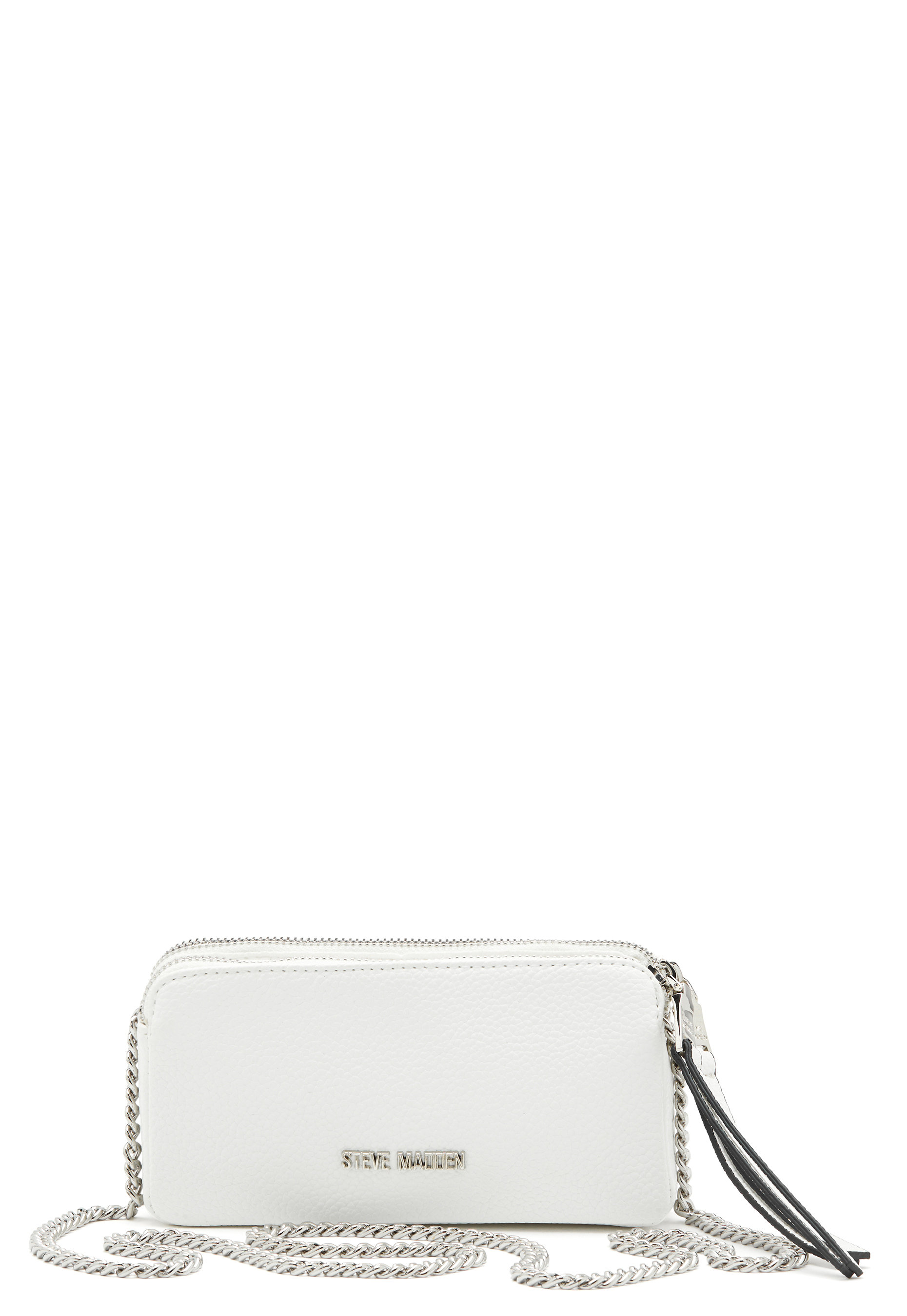 steve madden white purse