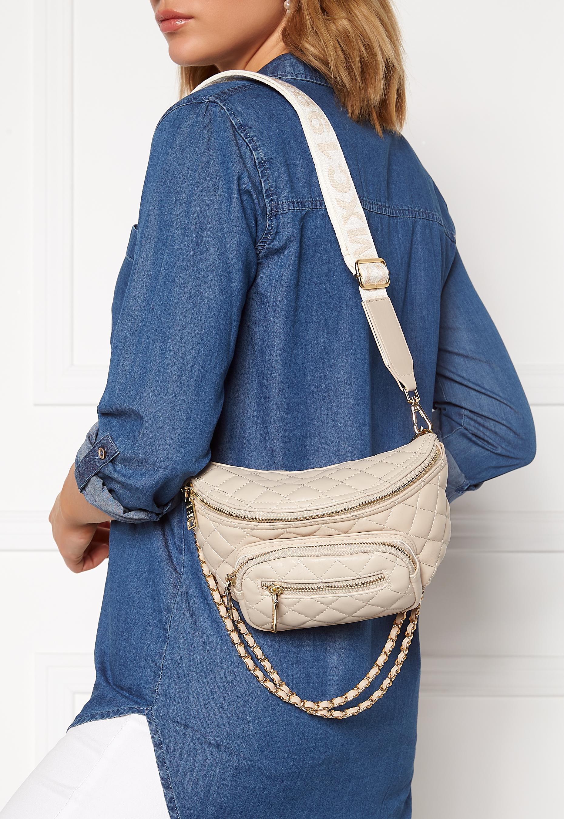 steve madden double pocket belt bag