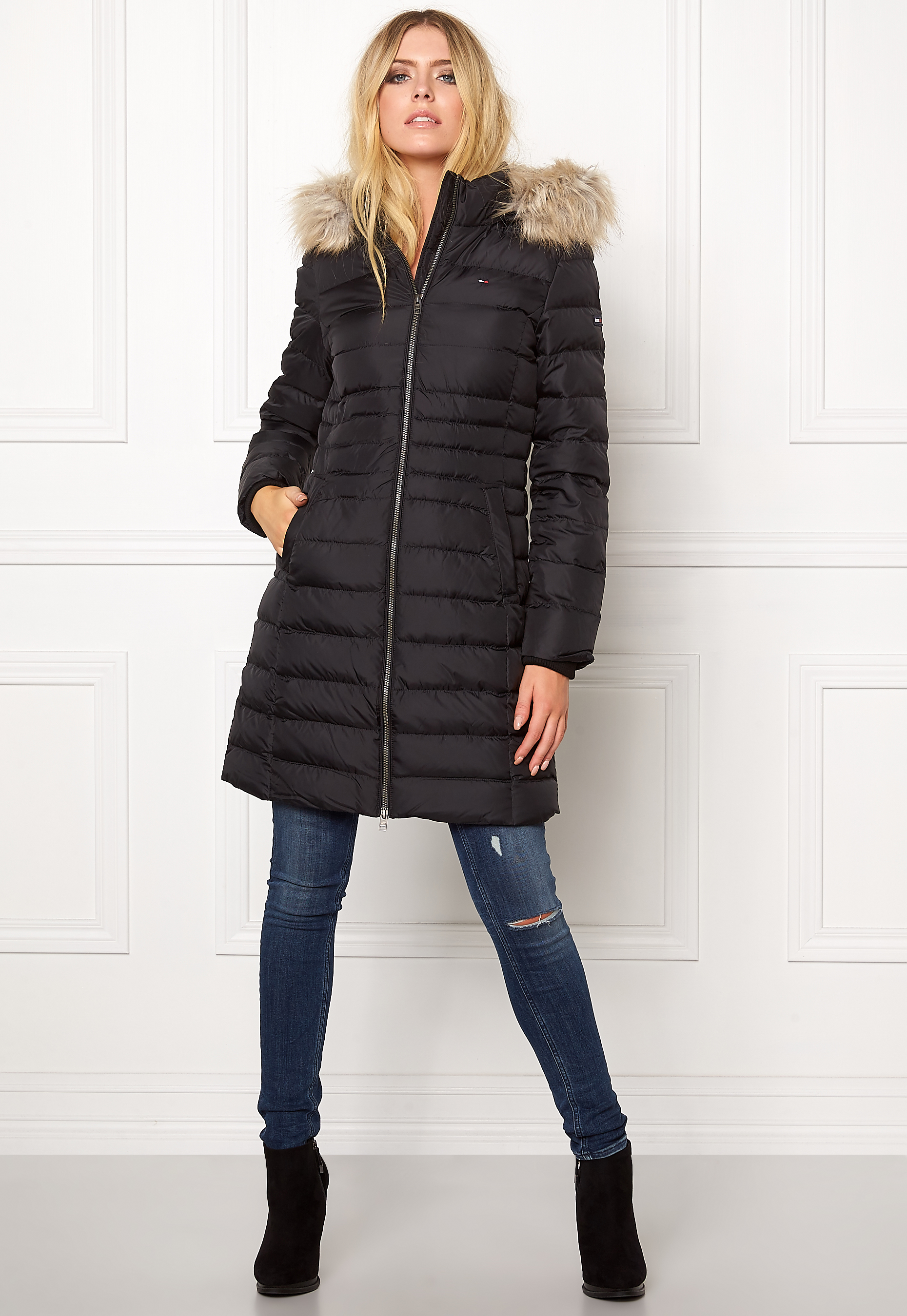 tommy hilfiger denim basic down coat