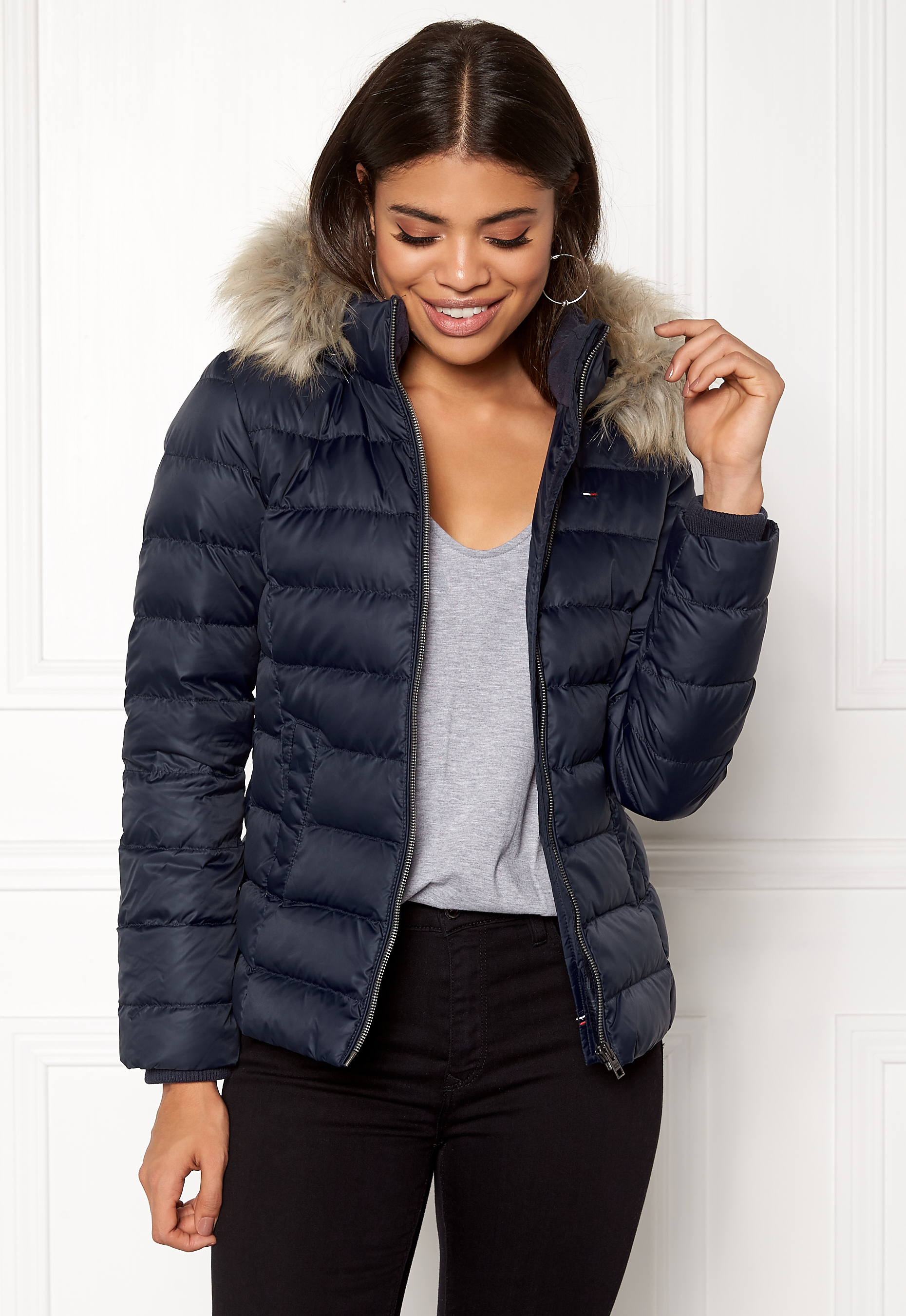 tommy jeans basic down jacket