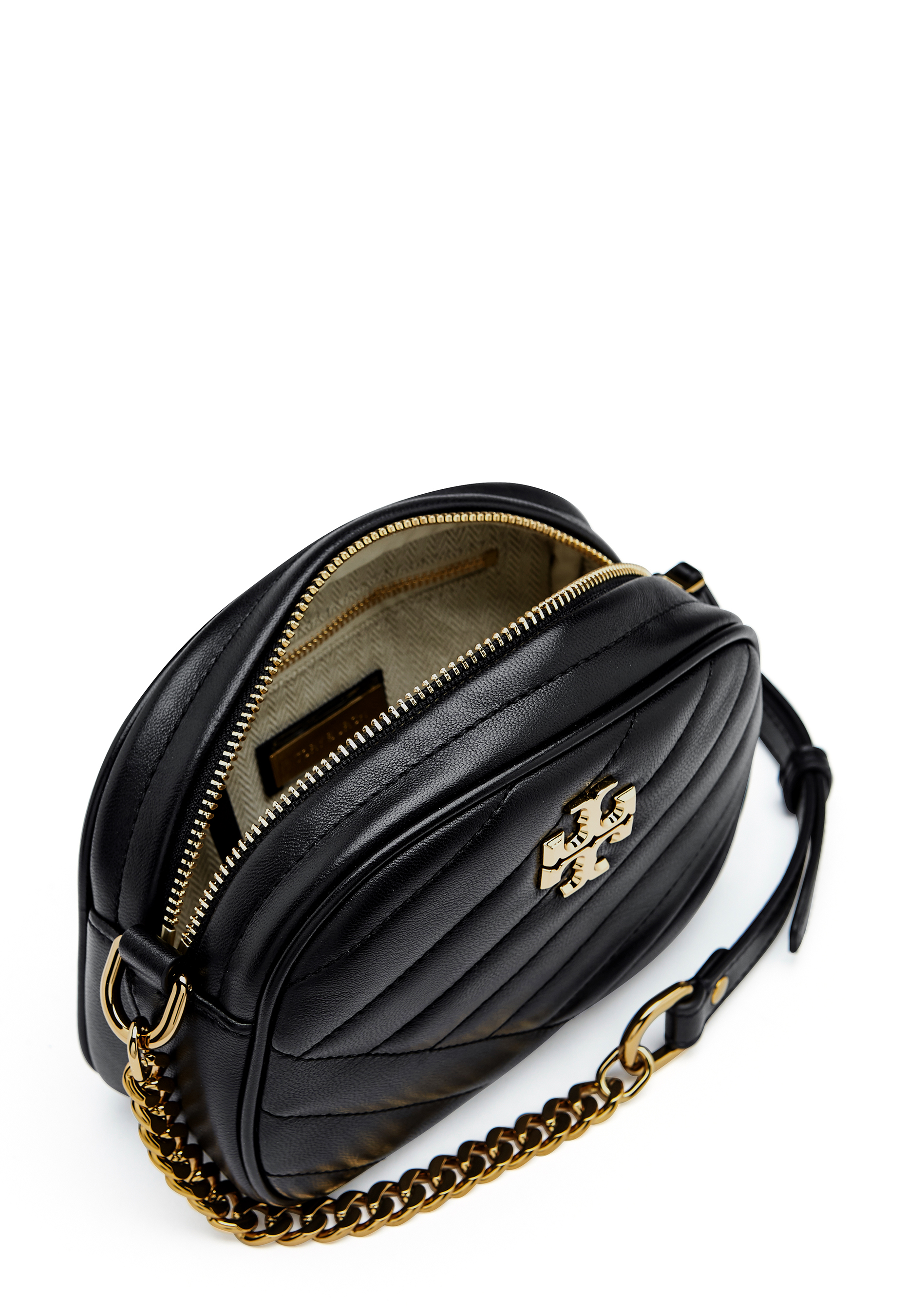 tory burch chevron camera bag