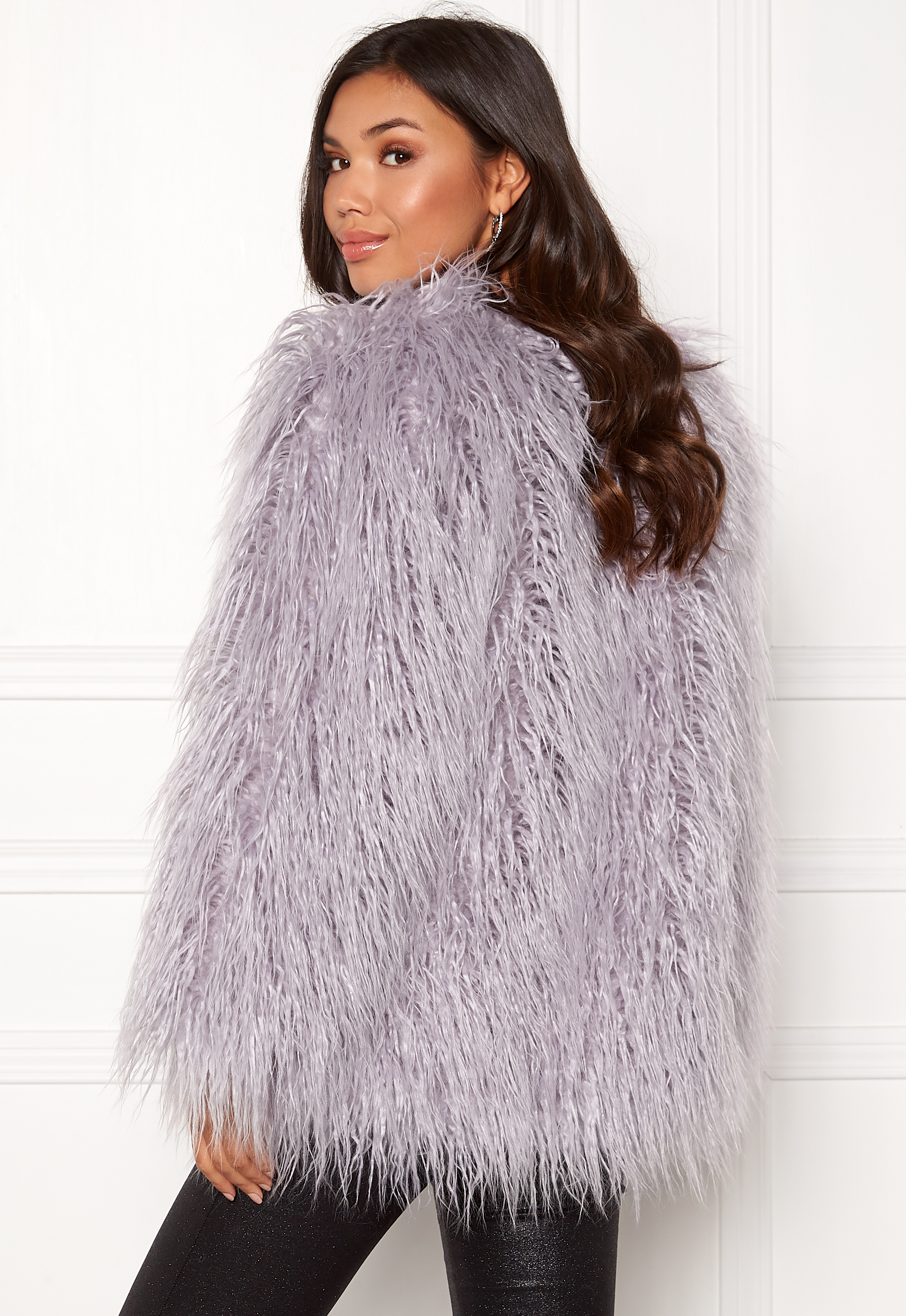 mongolian faux fur jacket